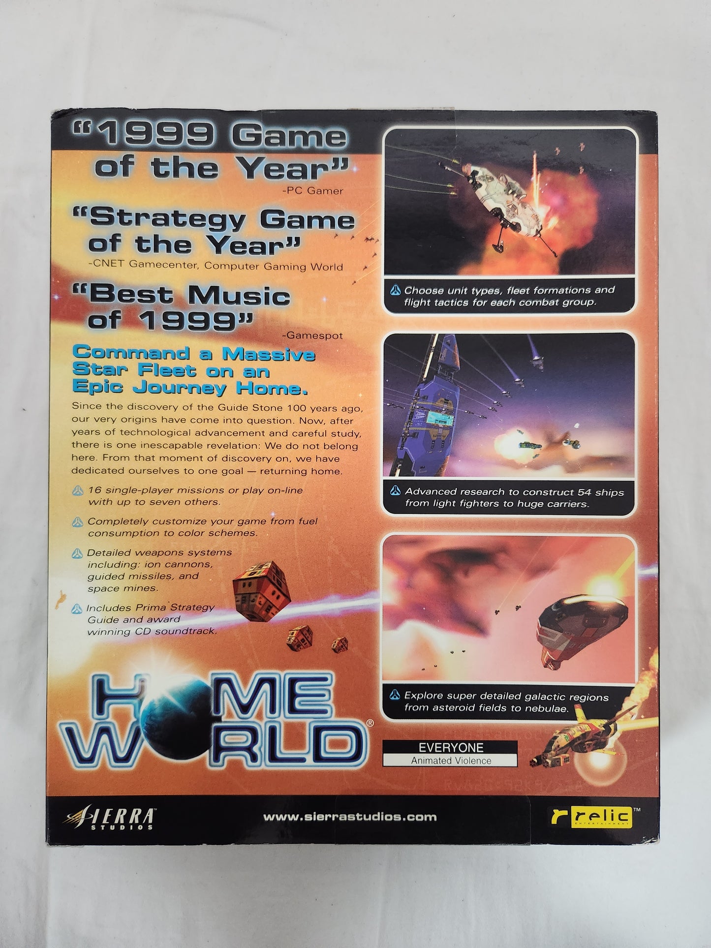 HomeWorld Game of the year Edition PC Game (Windows 95/98/NT 4.0)