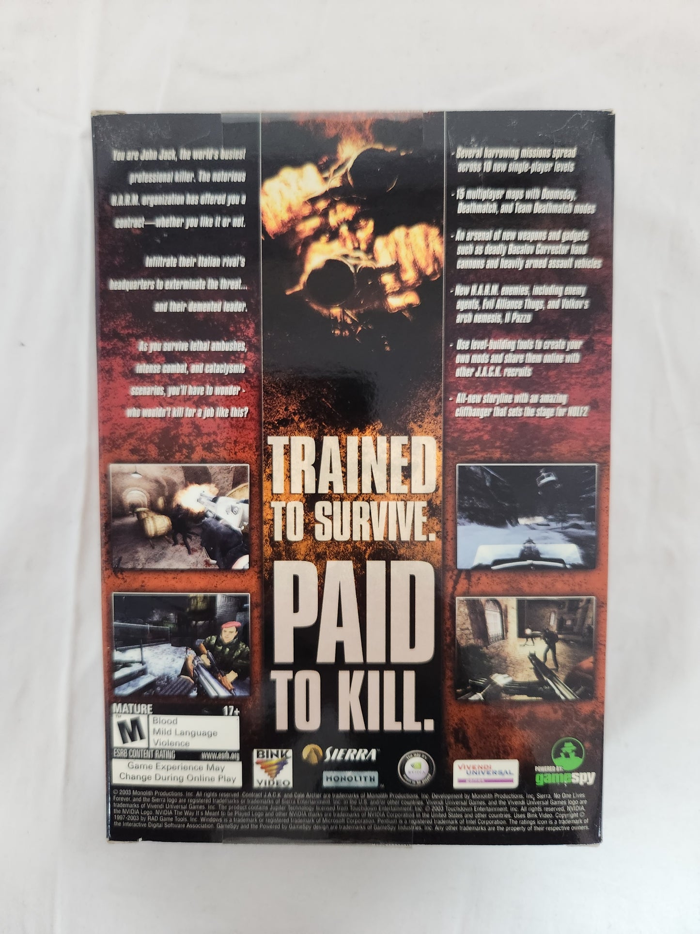Contract J.A.C.K. PC CD-ROM Game (Windows 98/98 se/Me/2000)