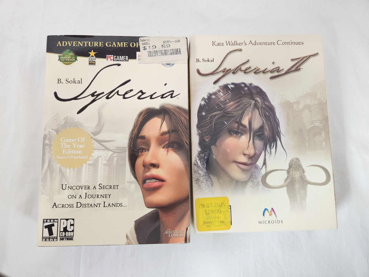 Syberia & Syberia II PC CD-ROM Games (Windows 98/Me/2000/XP)