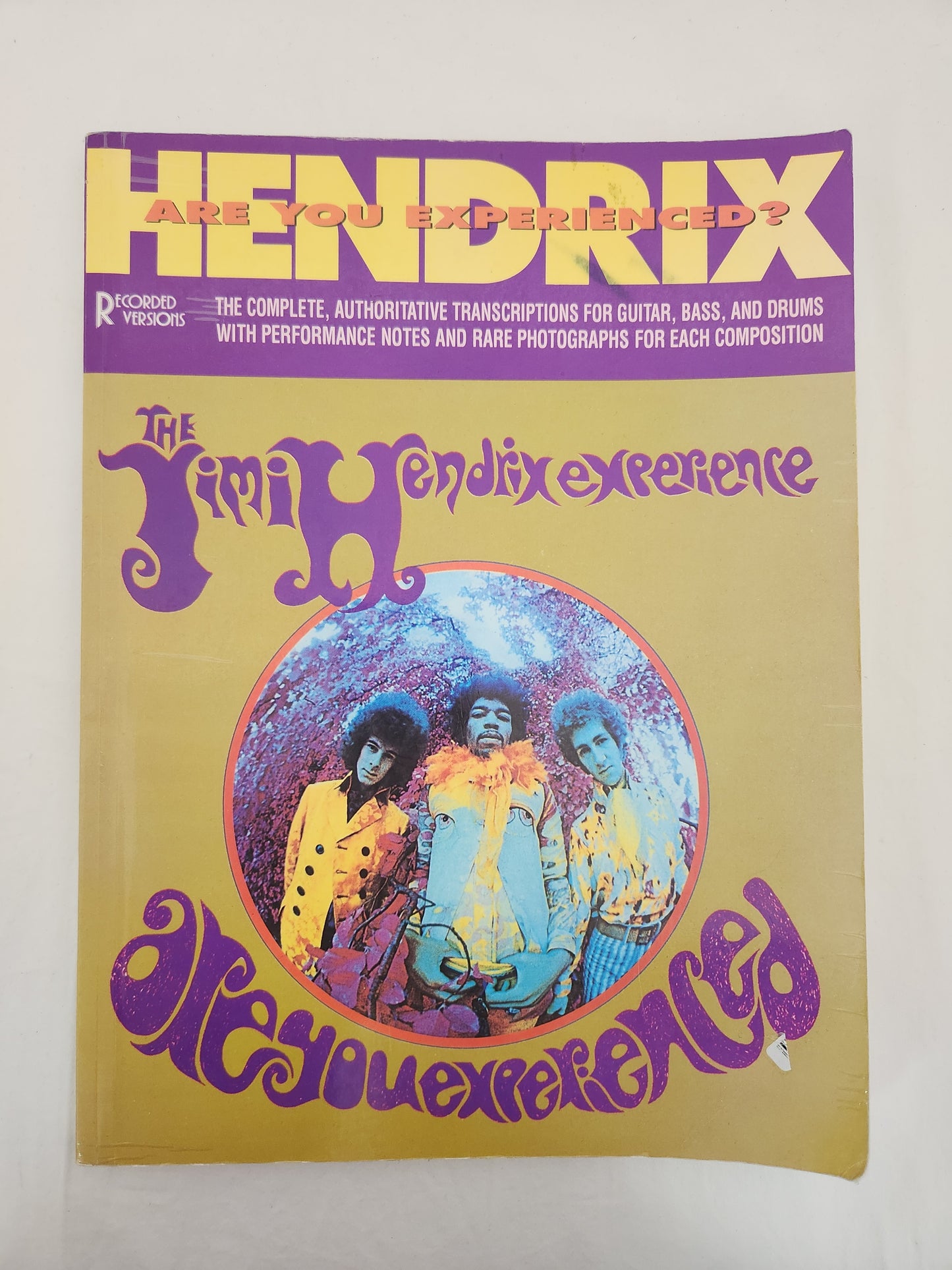 Jimmy Hendrix - Are You Experienced? & Electric Ladyland Guitar, Bass & Drum Book