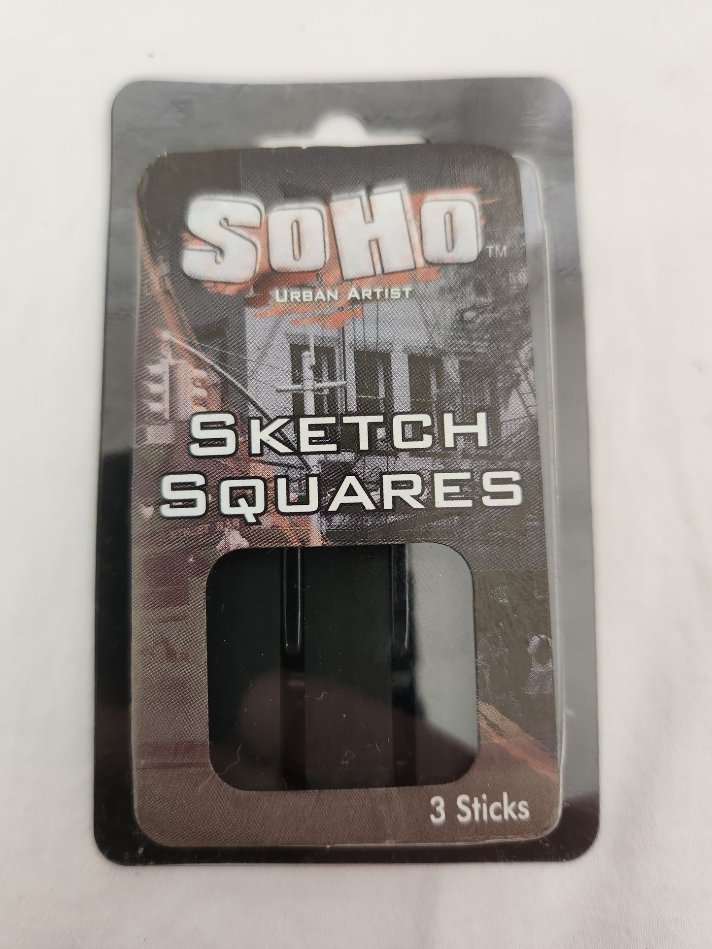 Soho Urban Artist Charcoal Sketch Squares 3-Pack (set of 3)