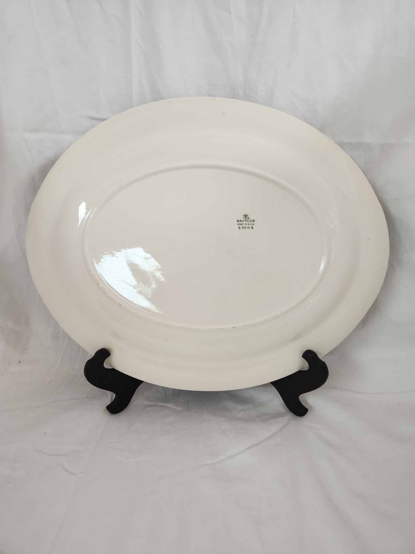 Nautilus Lady Greenbriar 15" Oval Serving Platter by Homer Laughlin