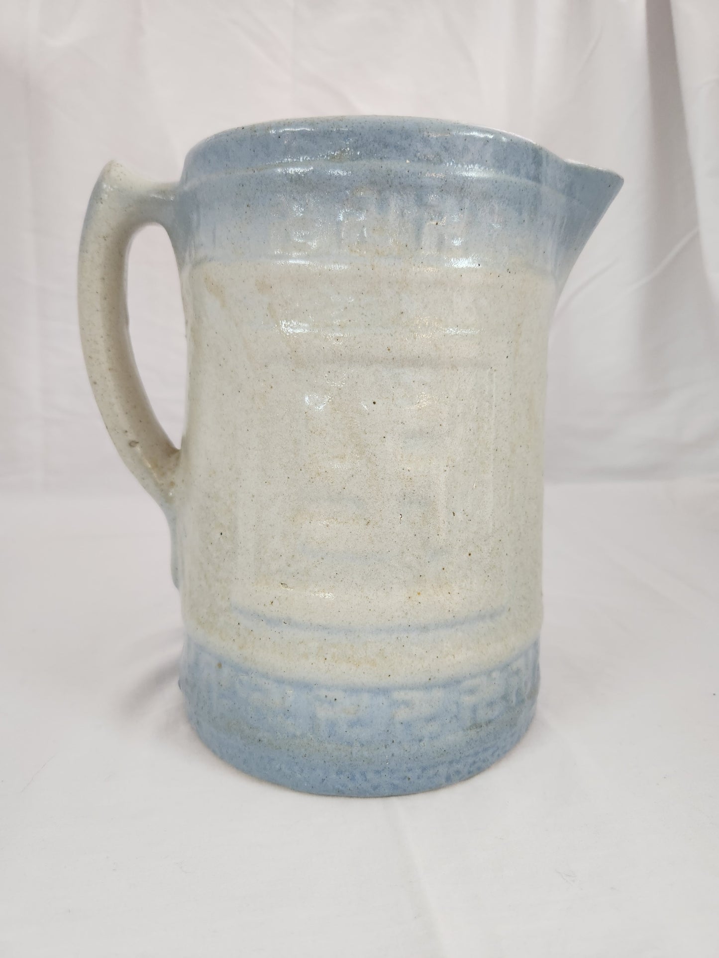 Good Fortune Salt Glazed Stoneware Pitcher