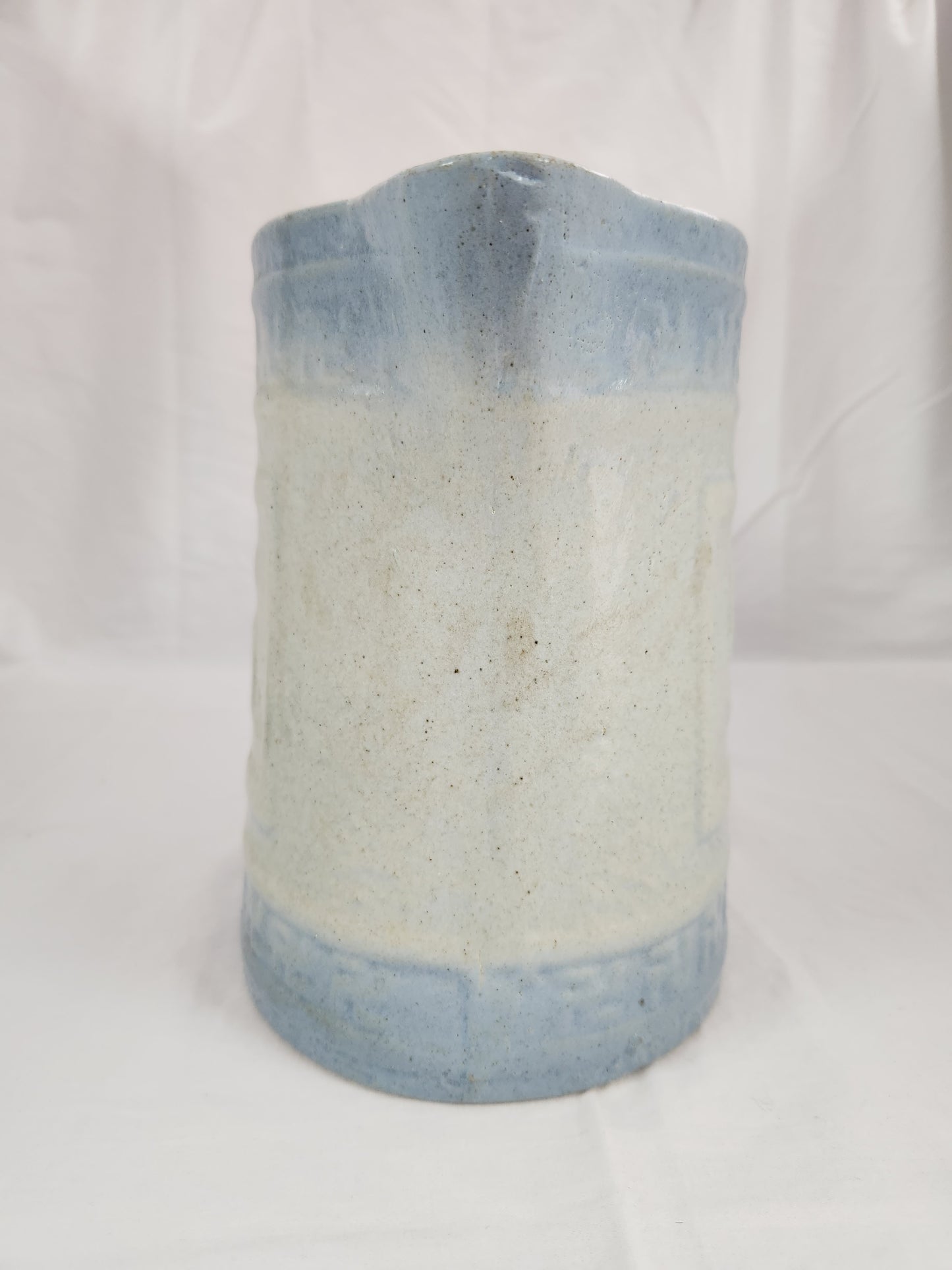 Good Fortune Salt Glazed Stoneware Pitcher
