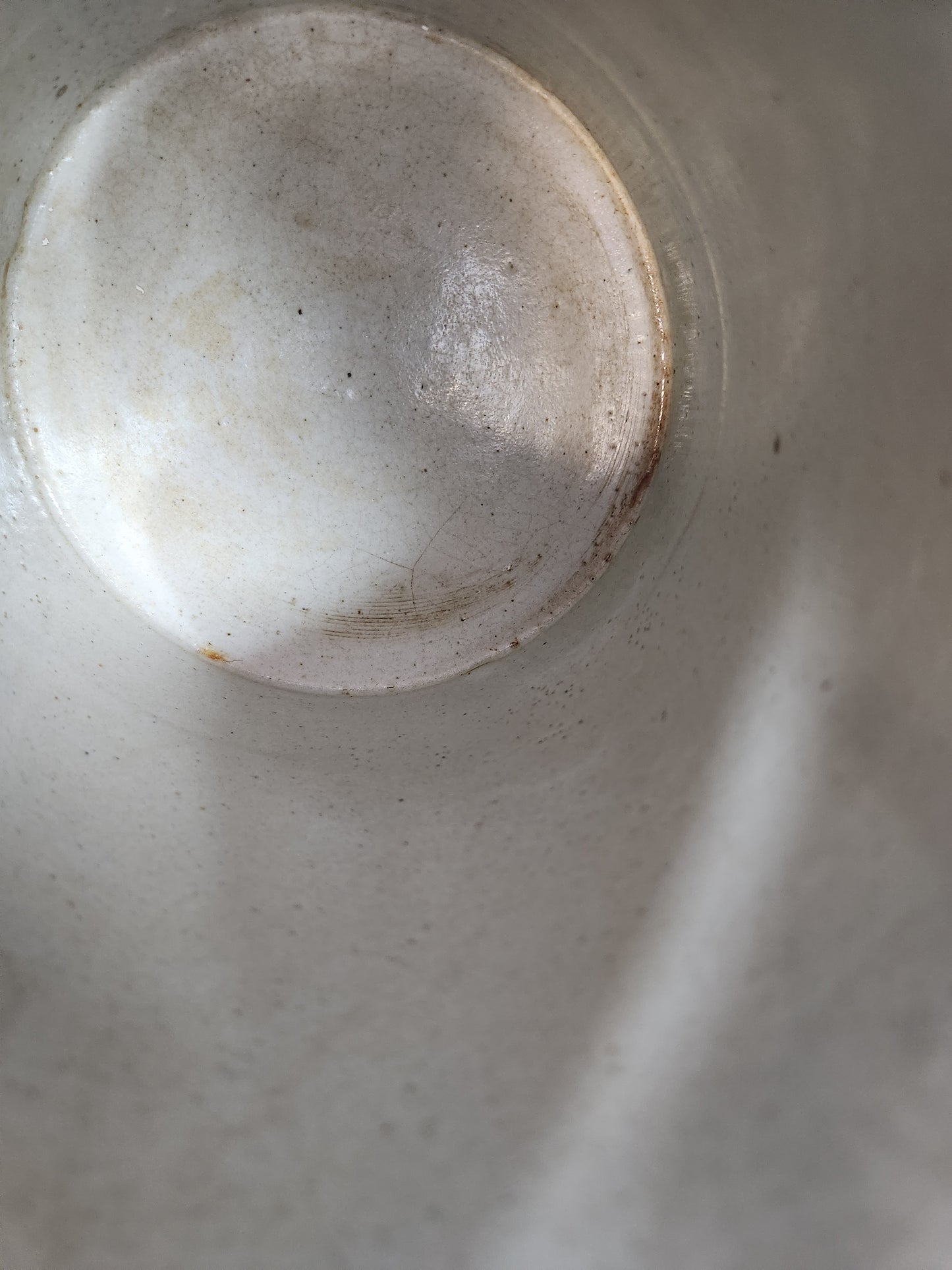 Good Fortune Salt Glazed Stoneware Pitcher
