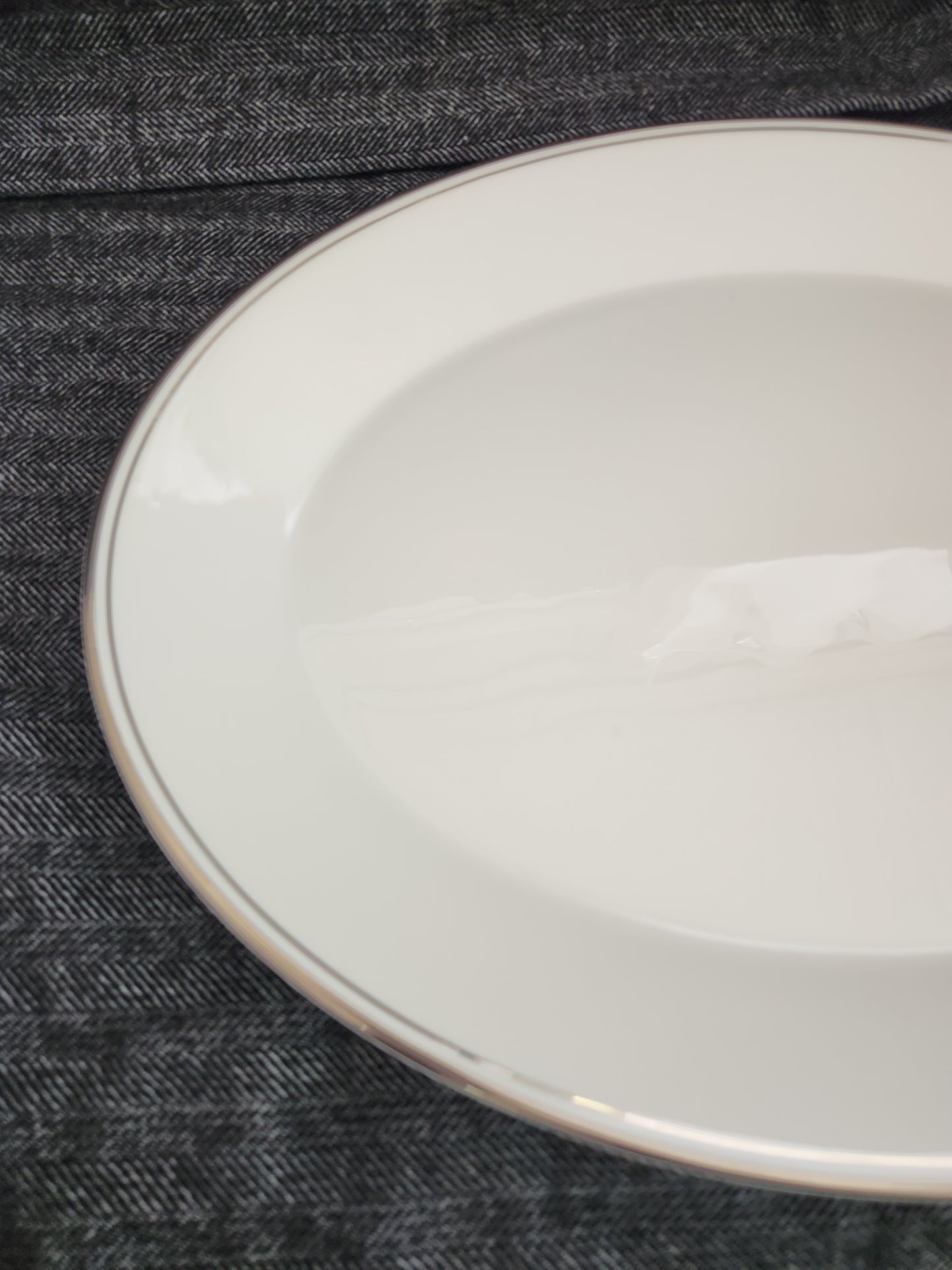 Concord Platinum 16" Oval Serving Platter by Royal Doulton - #H5048