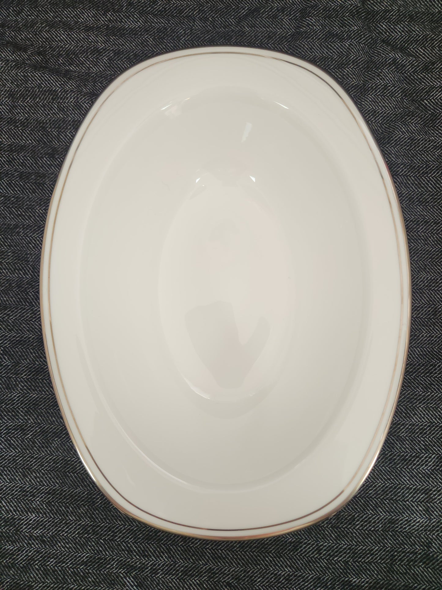 Concord Platinum 11" Oval Vegetable Bowl by Royal Doulton - #H5048