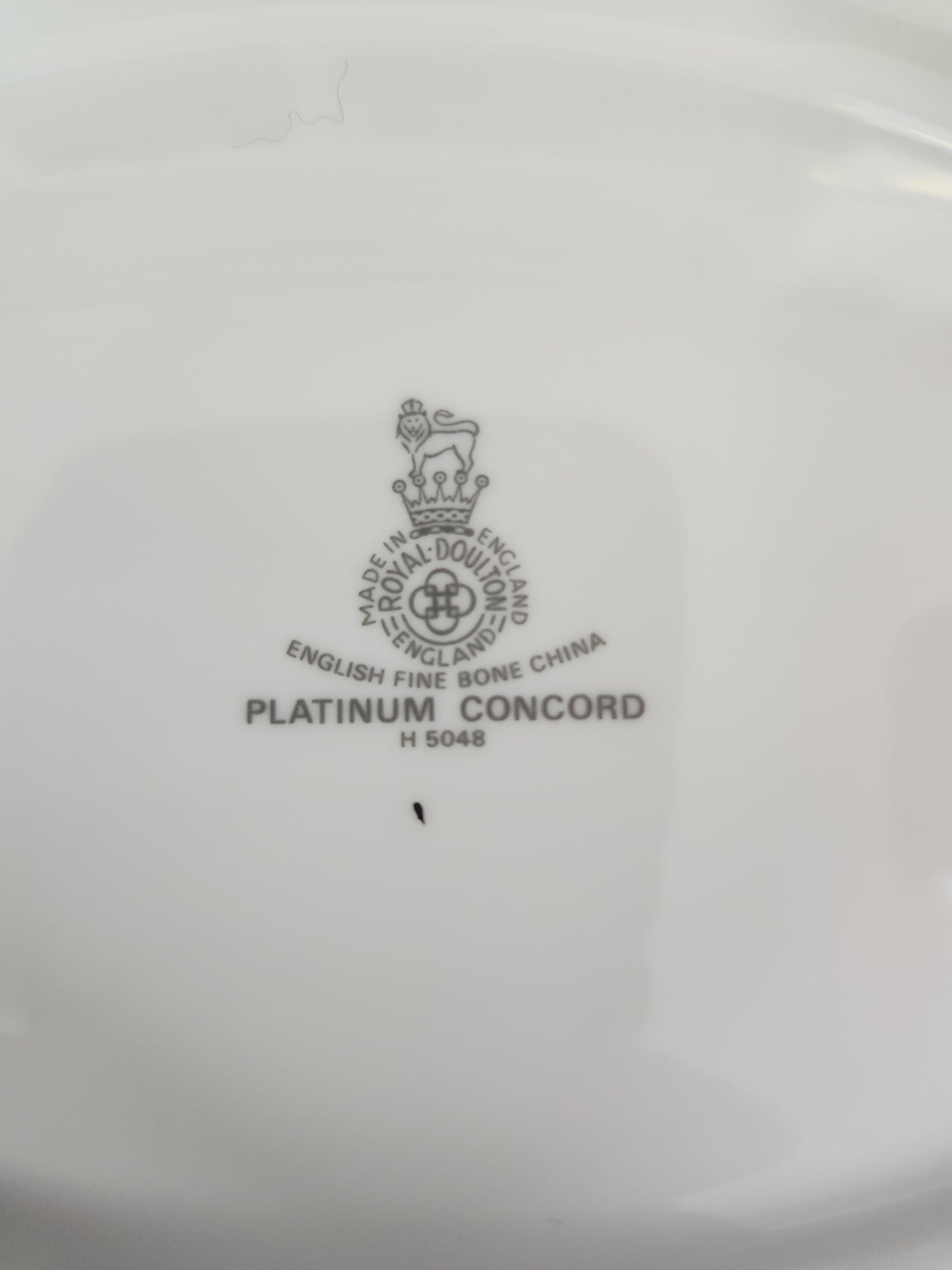 Concord Platinum 11" Oval Vegetable Bowl by Royal Doulton - #H5048