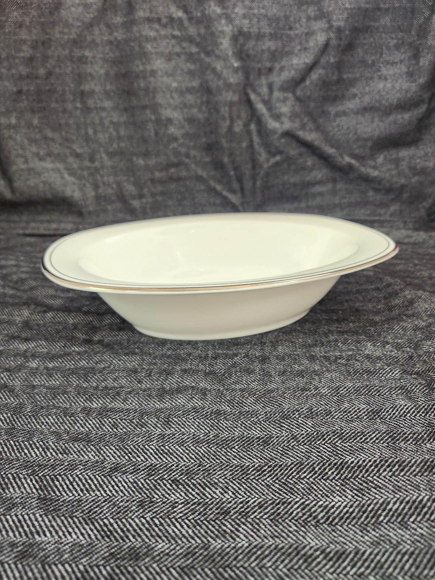 Concord Platinum 11" Oval Vegetable Bowl by Royal Doulton - #H5048