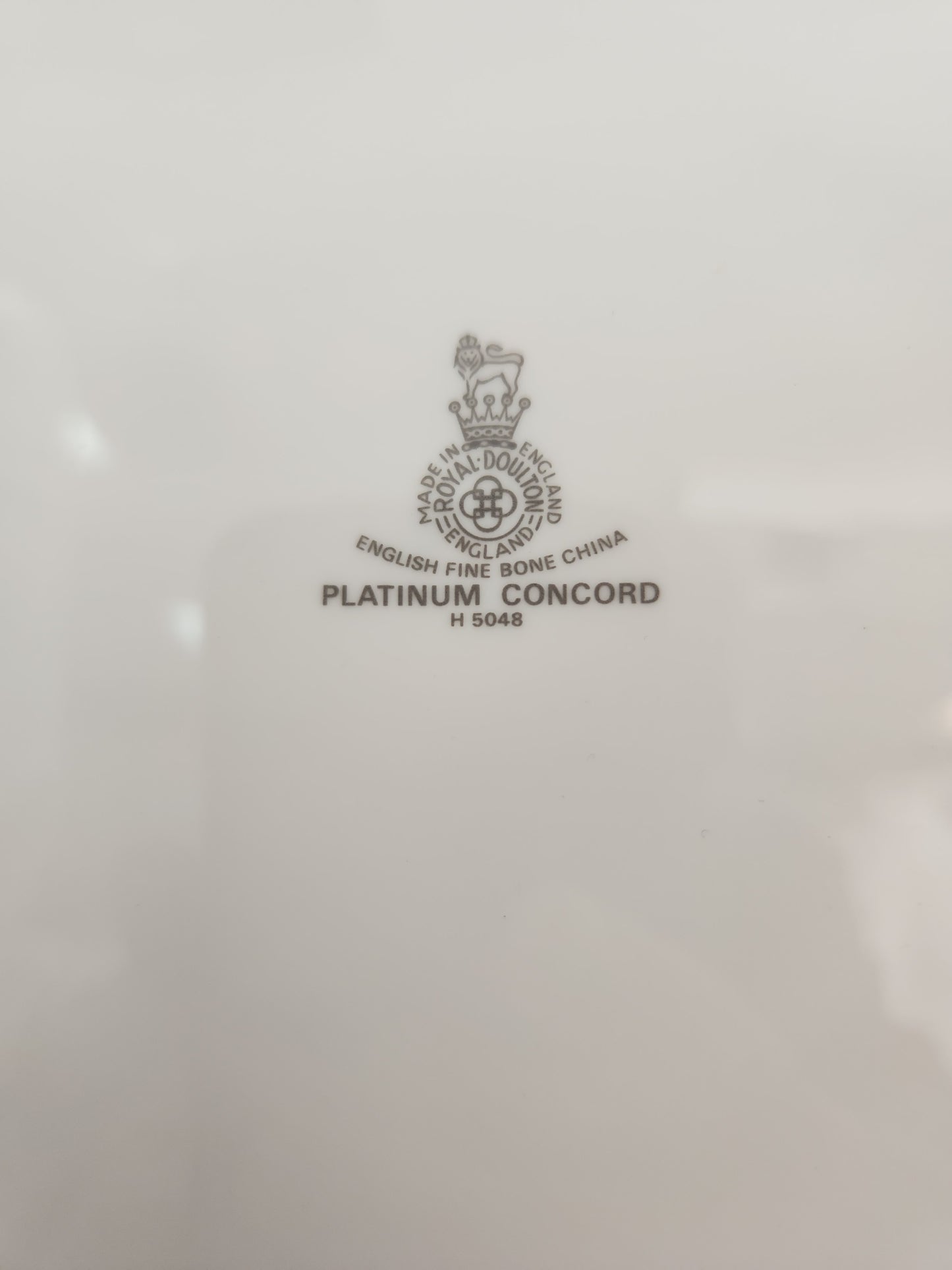 Concord Platinum 10-3/4" Dinner Plate by Royal Doulton - #H5048