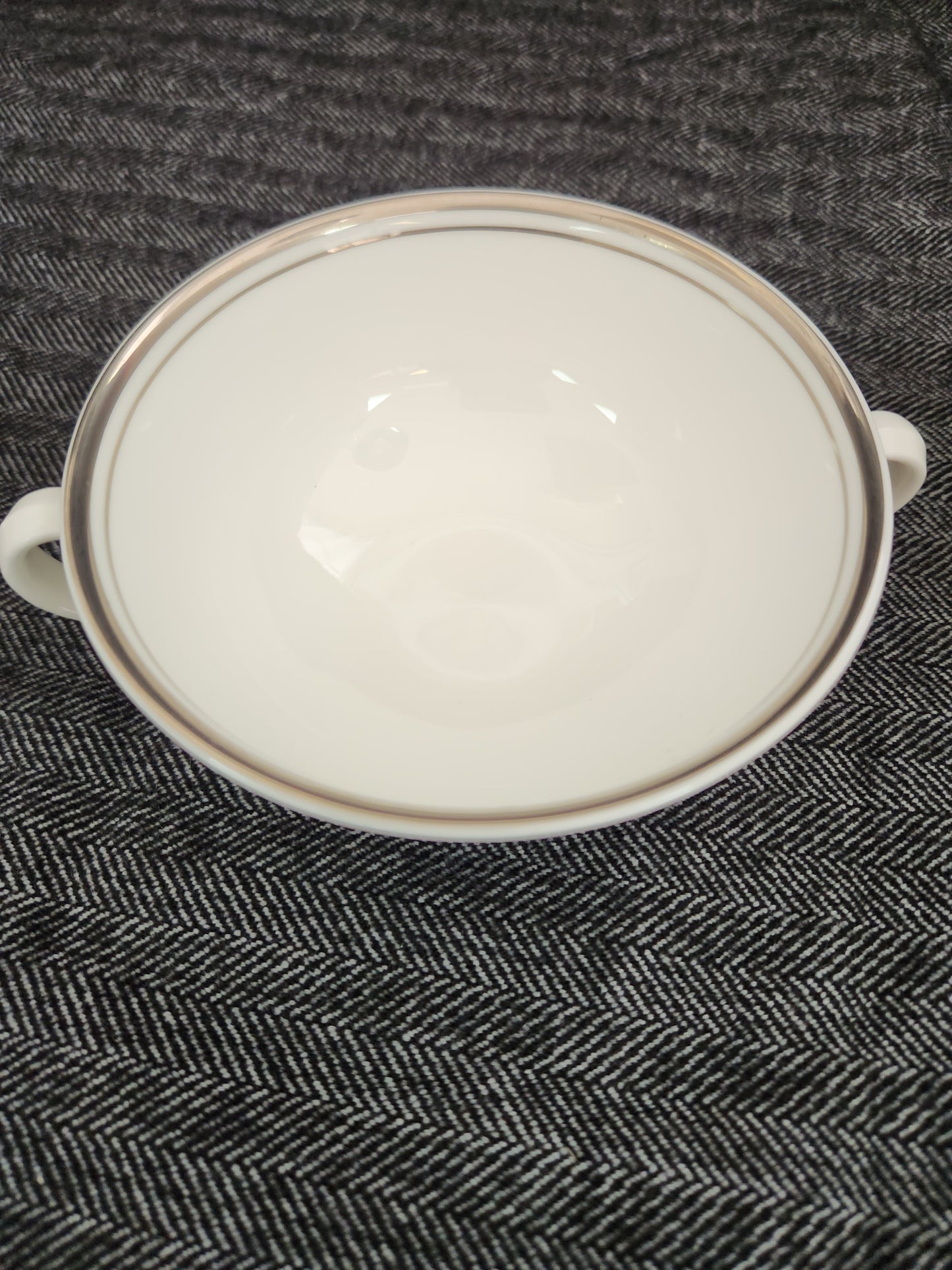 Concord Platinum Footed Cream Soup Bowl by Royal Doulton - #H5048