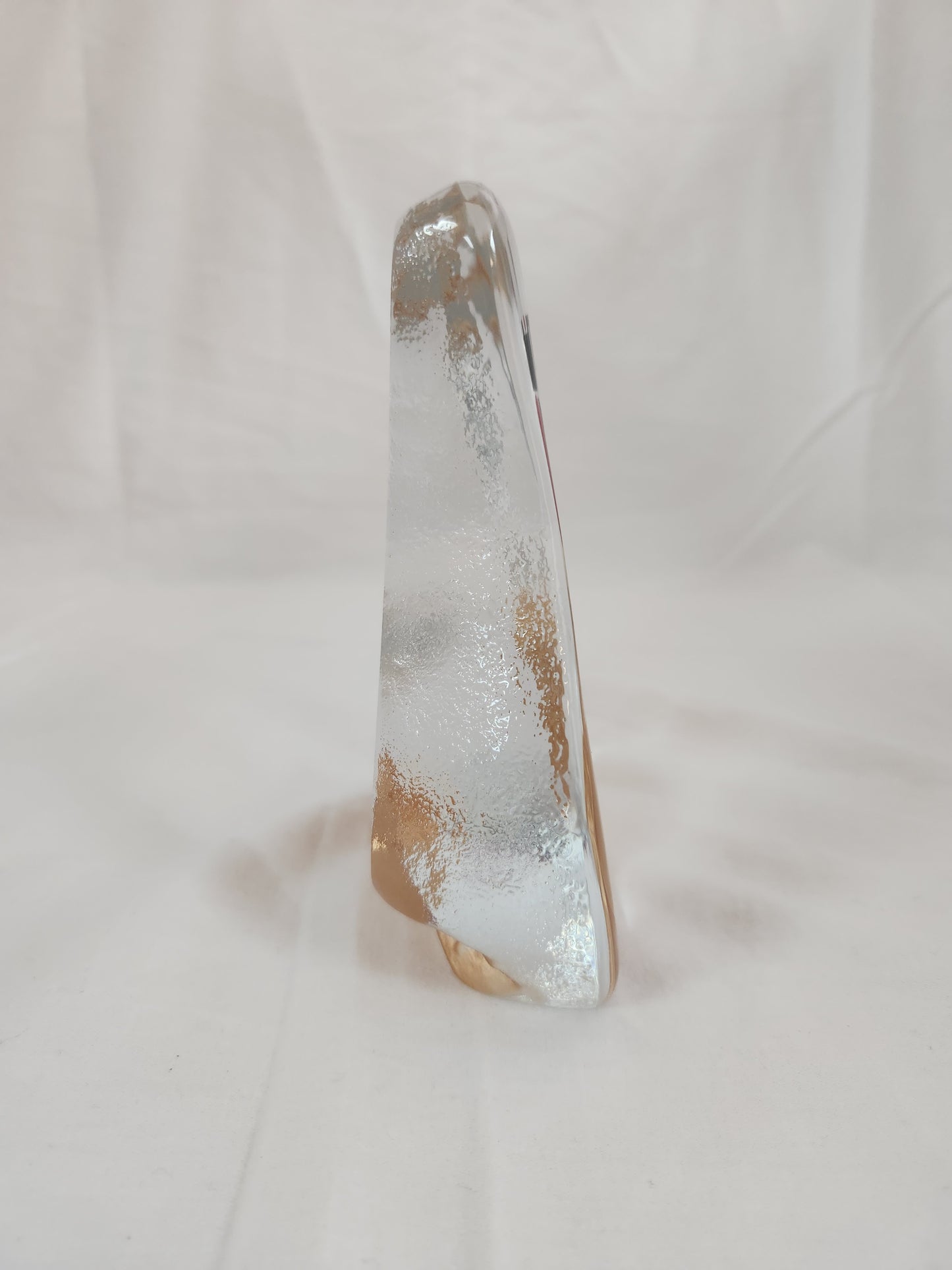 Mats Jonnason Maleras "Think 10" Glass Paperweight