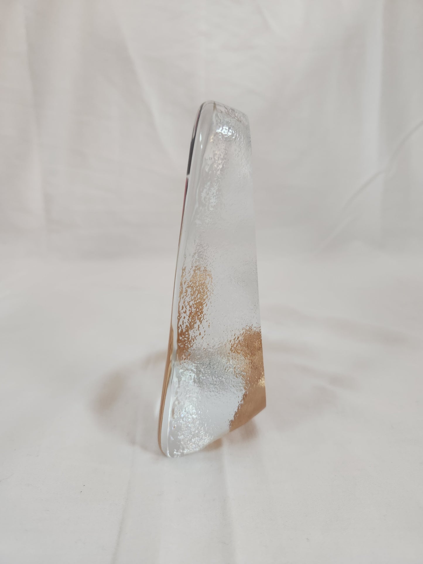 Mats Jonnason Maleras "Think 10" Glass Paperweight