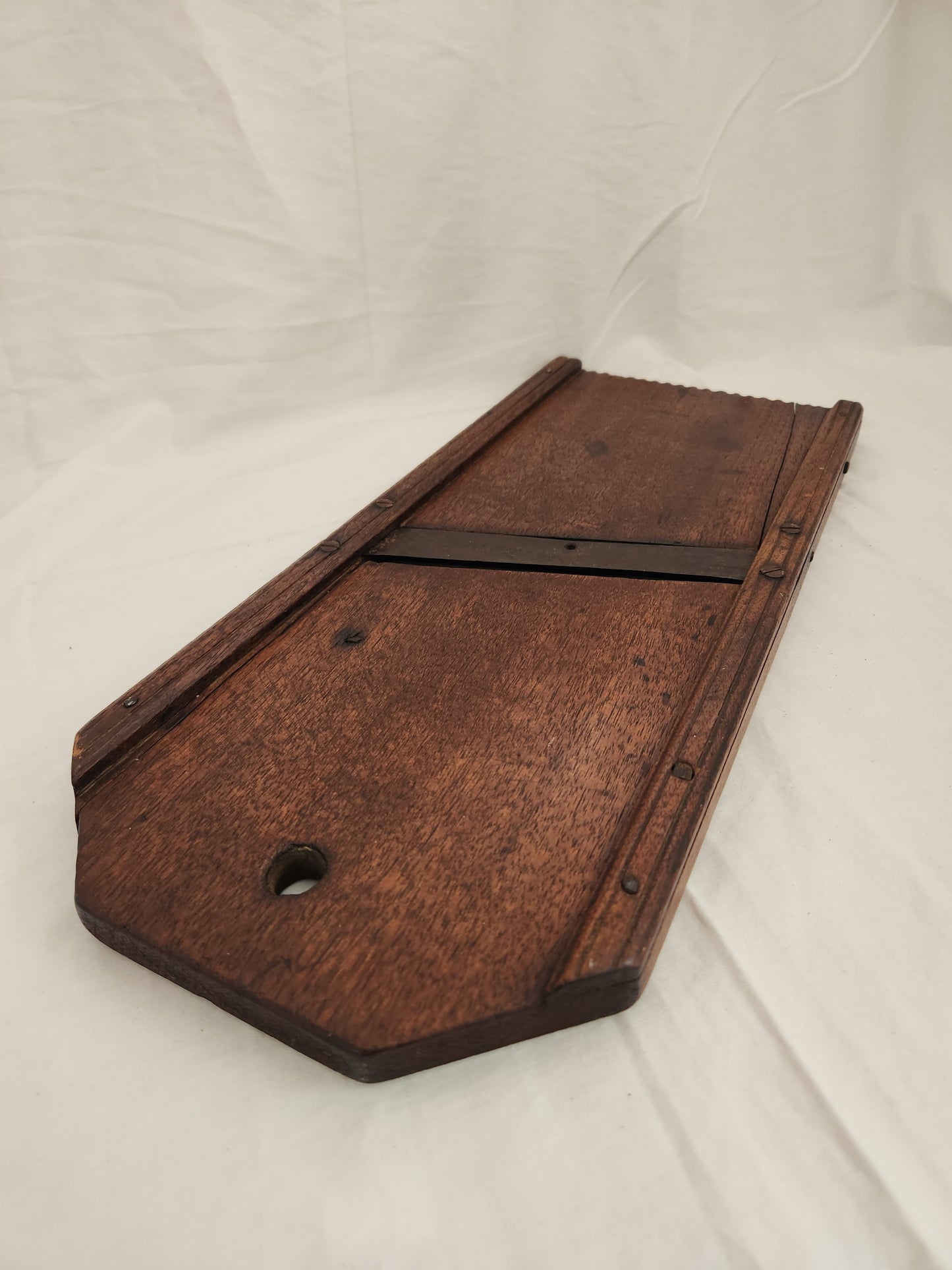 Vintage Wooden Mandolin, Kraut Cabbage Slaw Cutter Slicer