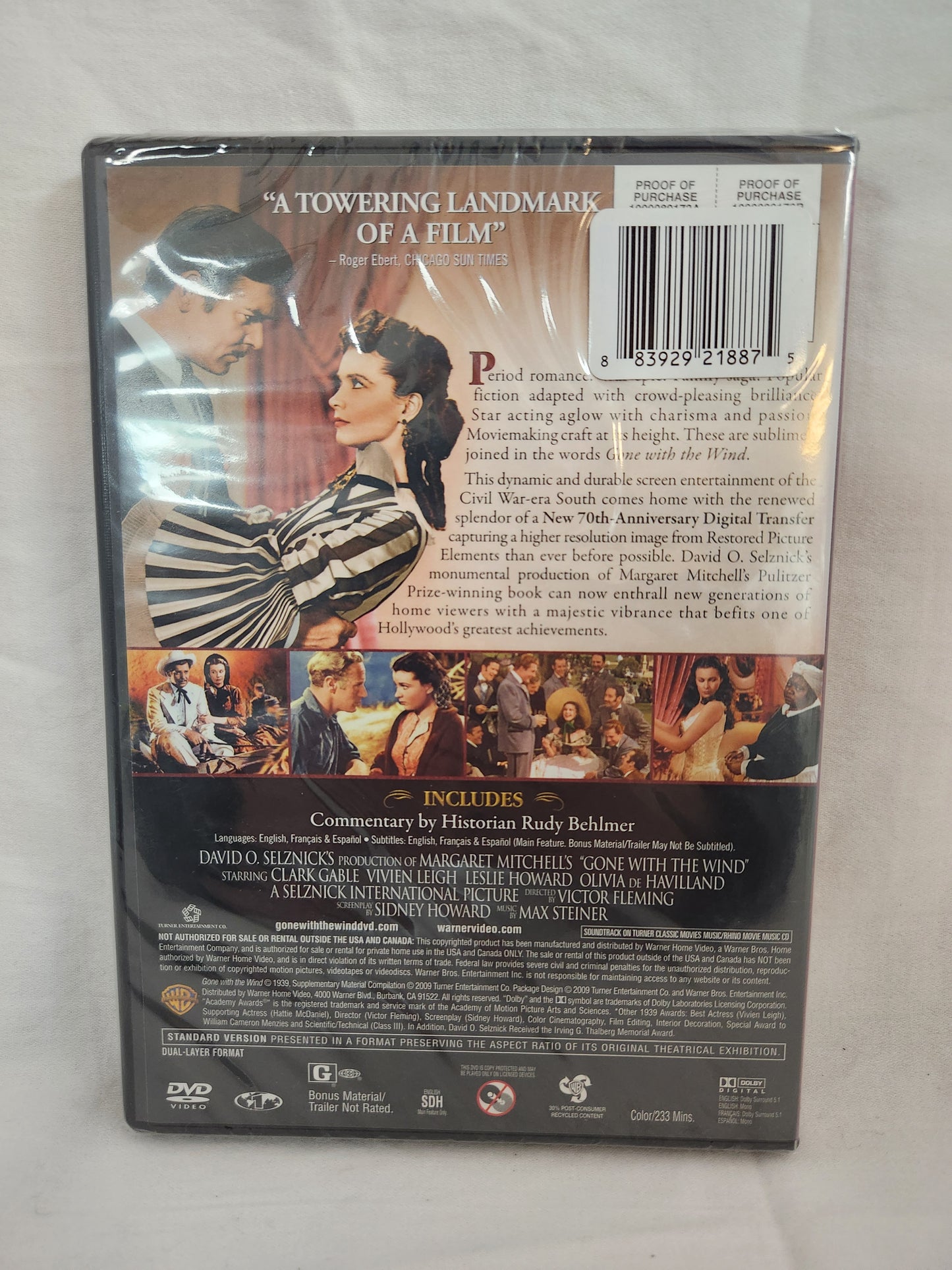Gone with the Wind 2-Disc 70th Anniversary Edition DVD