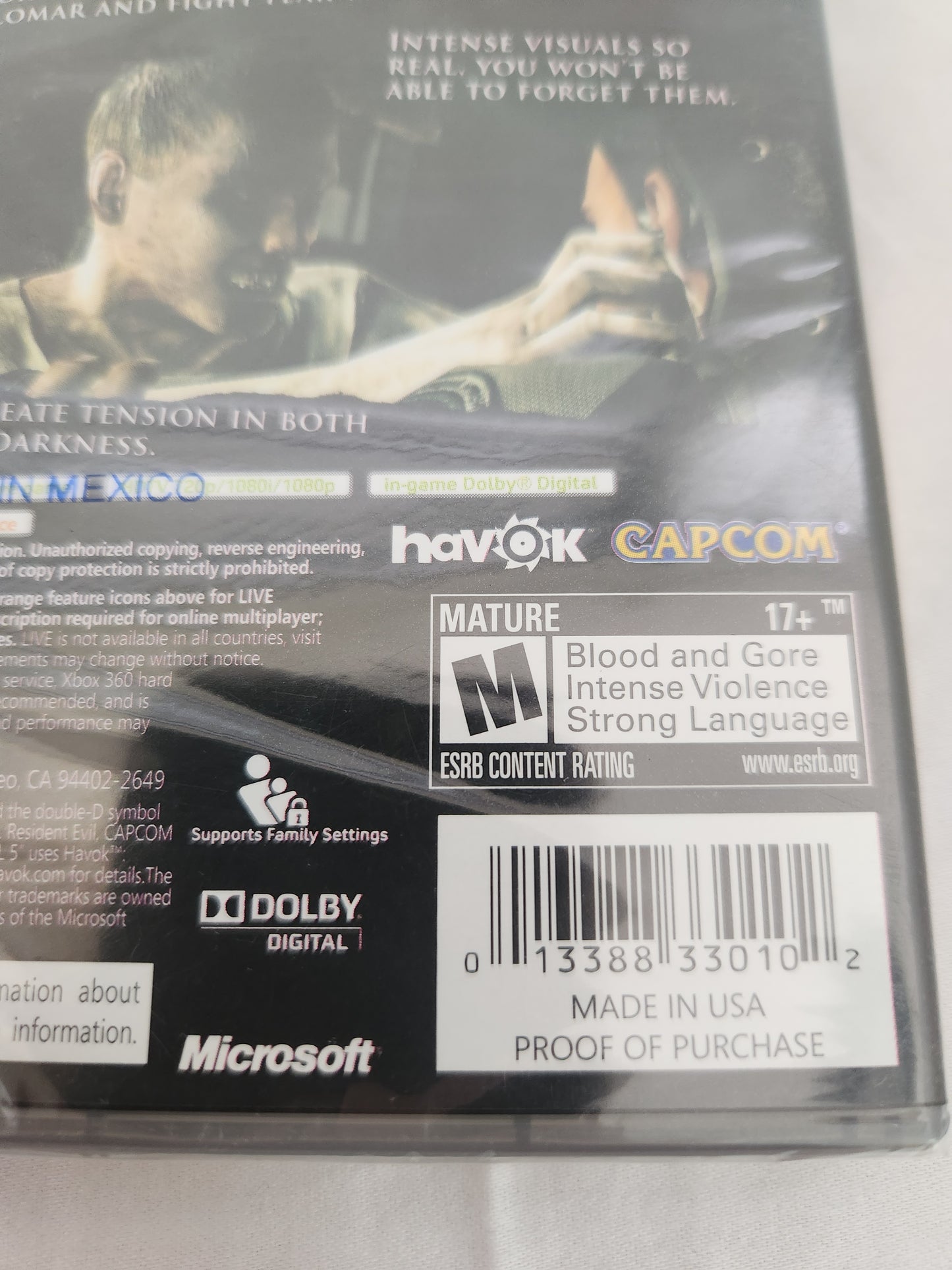 2009 XBOX 360 Platinum Hits - Resident Evil