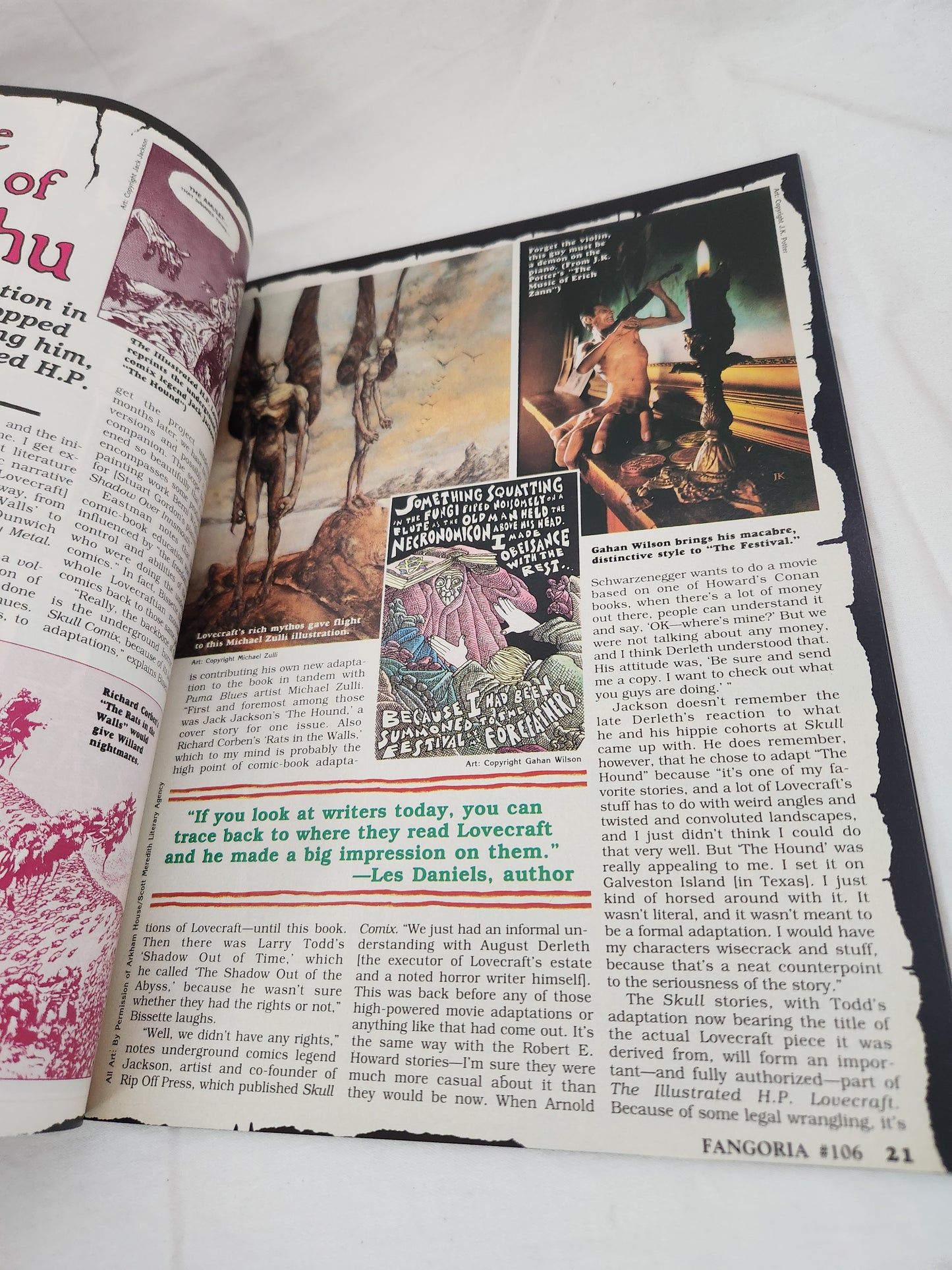 1991 Fangoria Magazine #106