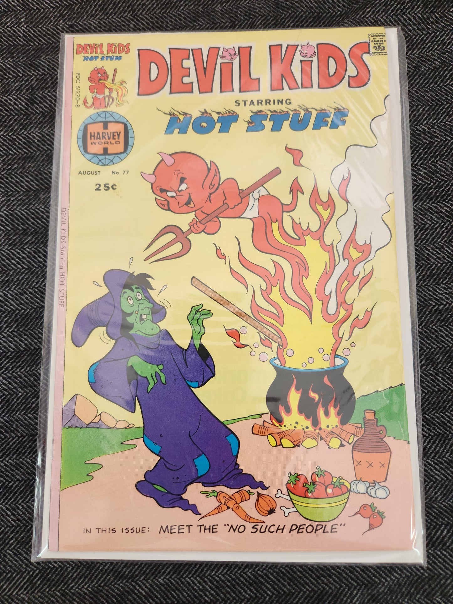 1976 Harvey World: Devil Kids staring Hot Stuff #77