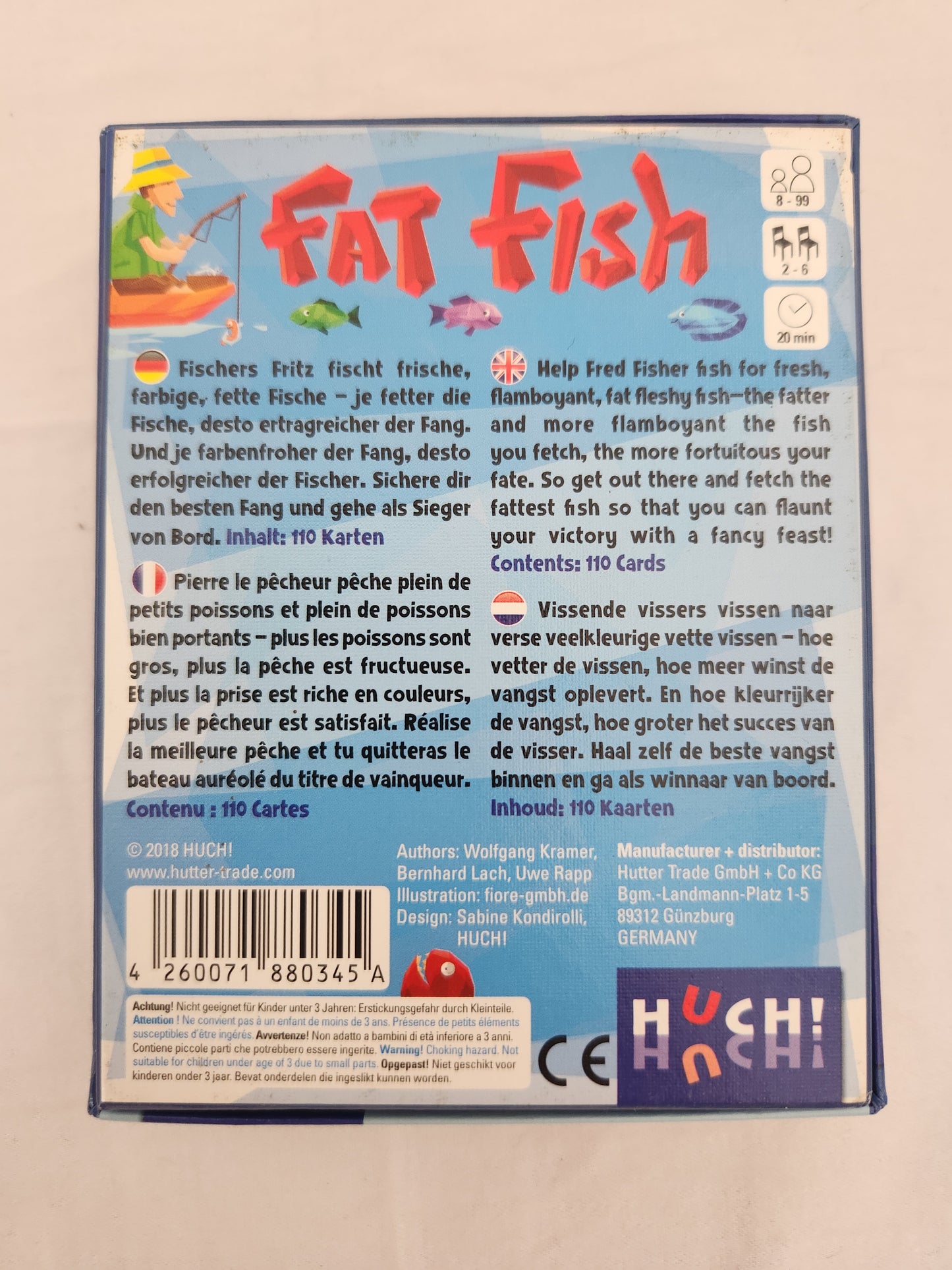 Fat Fish Card Game by Huch! - Ages 8+