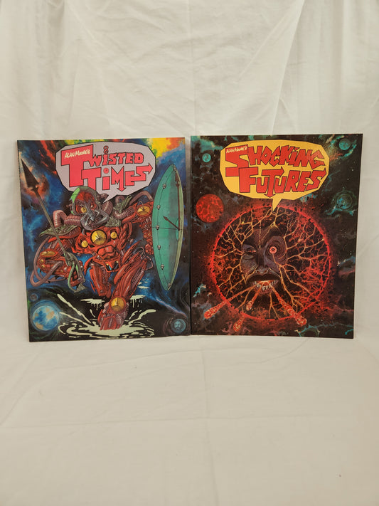 Alan Moore's "Twisted Times" & "Shocking Futures" Comic Books
