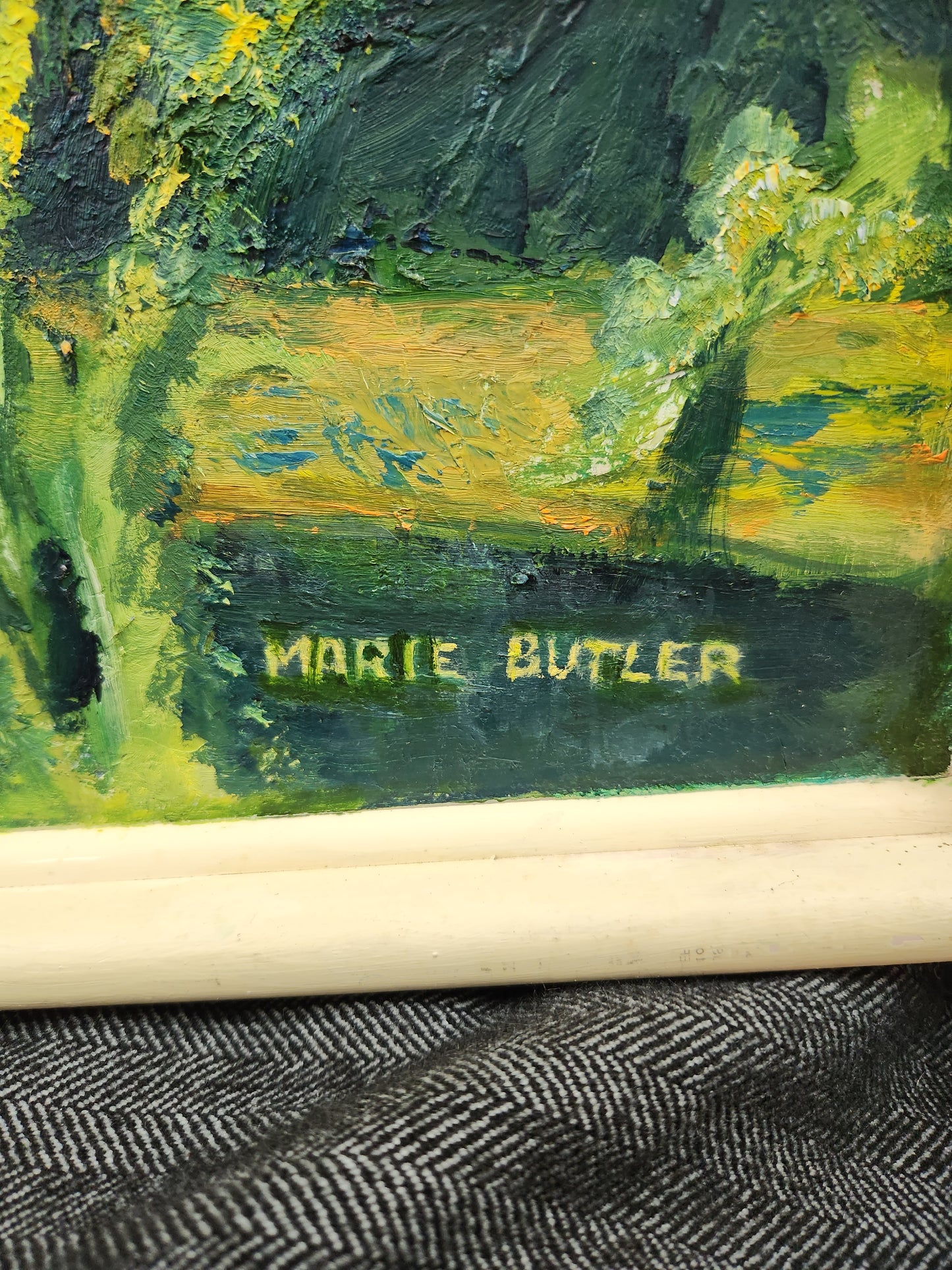 RARE/Signed - "Jewels" Oil Painting by Artist Marie Butler