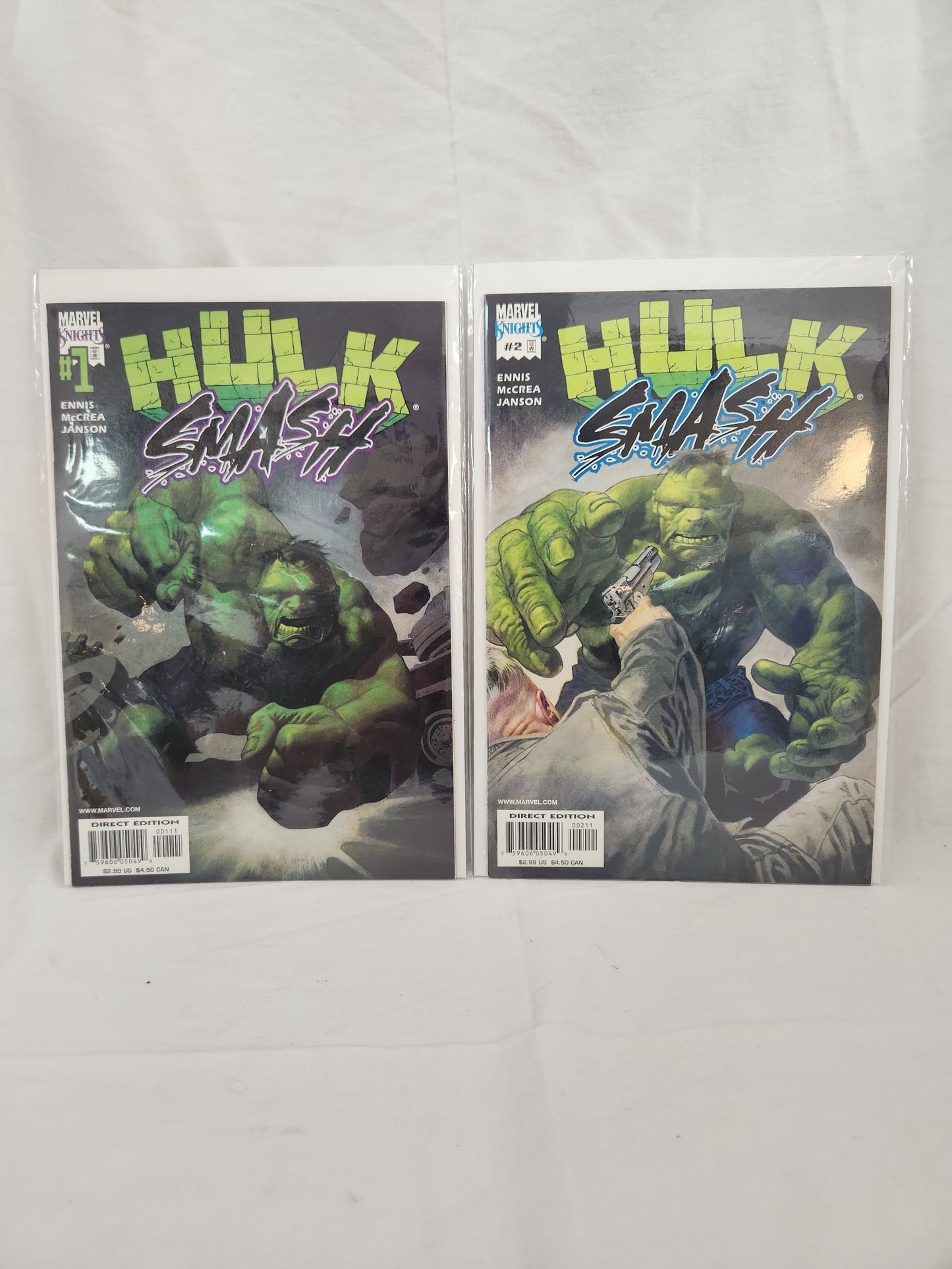 Hulk Smash! #1 & #2 Comic Books - NM Condition