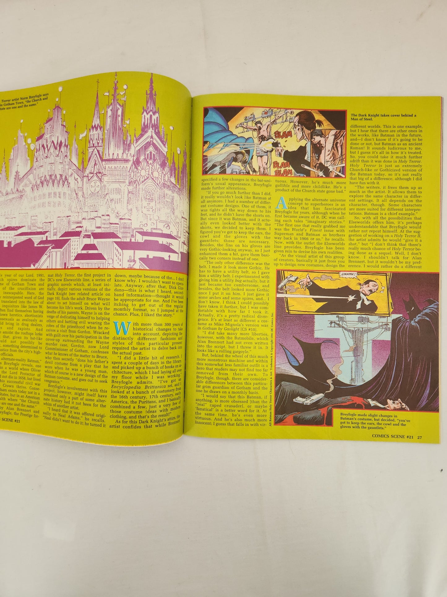 Comics Scene Magazine #18, 19 & 21 - VF+ Condition