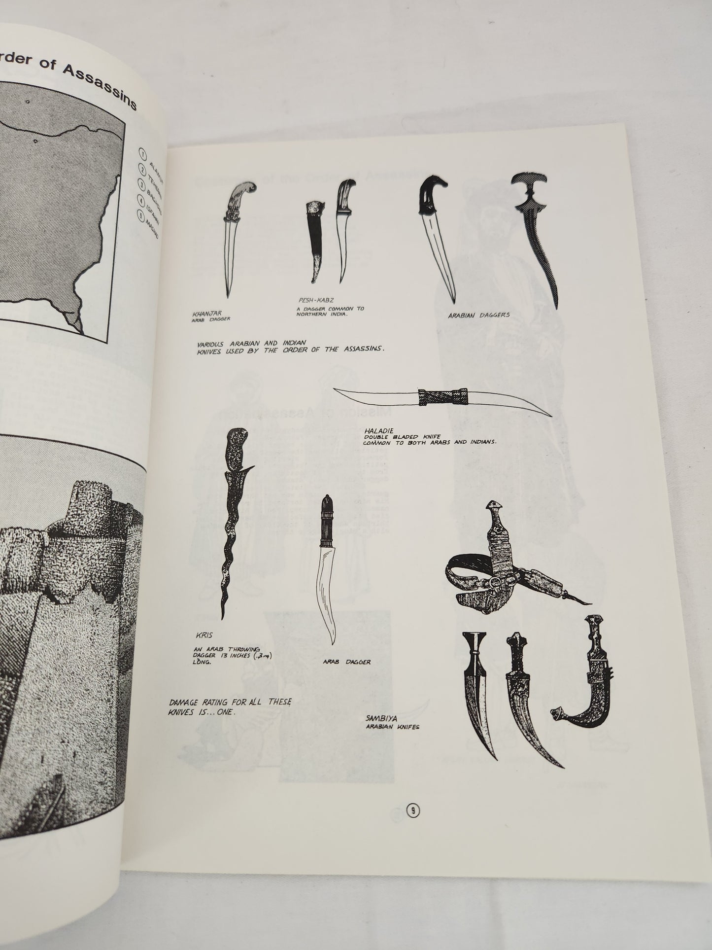 1983 The Palladium Book of Weapons and Assassins by Erik Wujcik