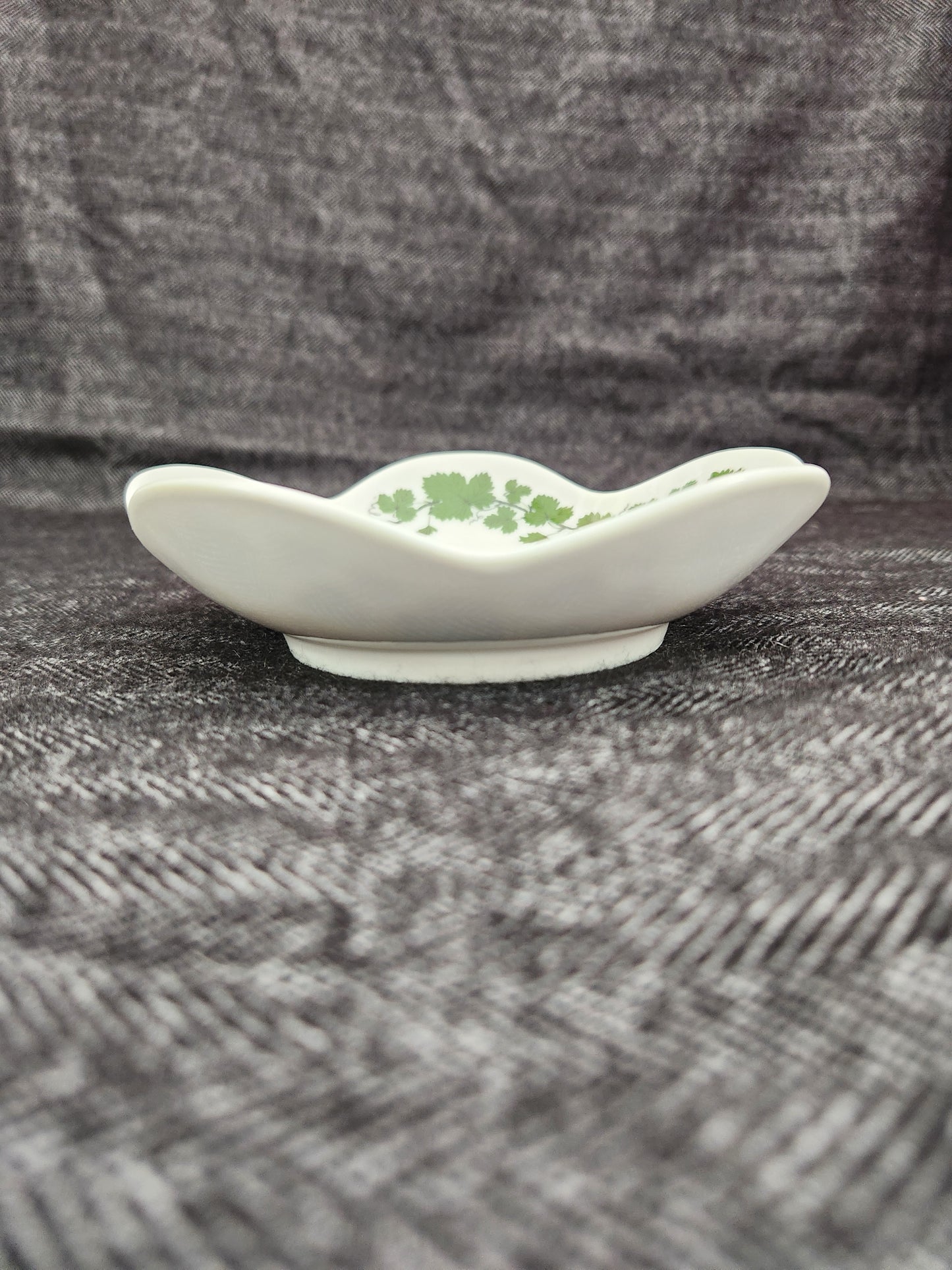 Rare - Meissen Green Vine Bon Bon Dish