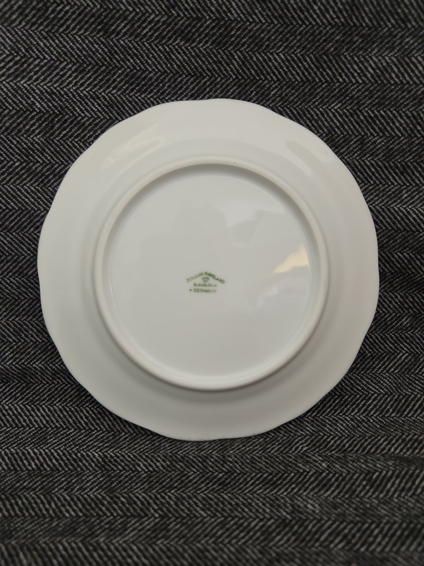 Blue Garland by JOHANN HAVILAND Bread/Butter Plate (Bavaria Backstamp)
