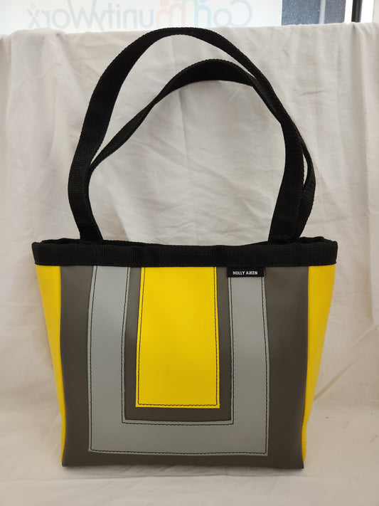 Holly Aiken Yellow/Gray Tote Bag