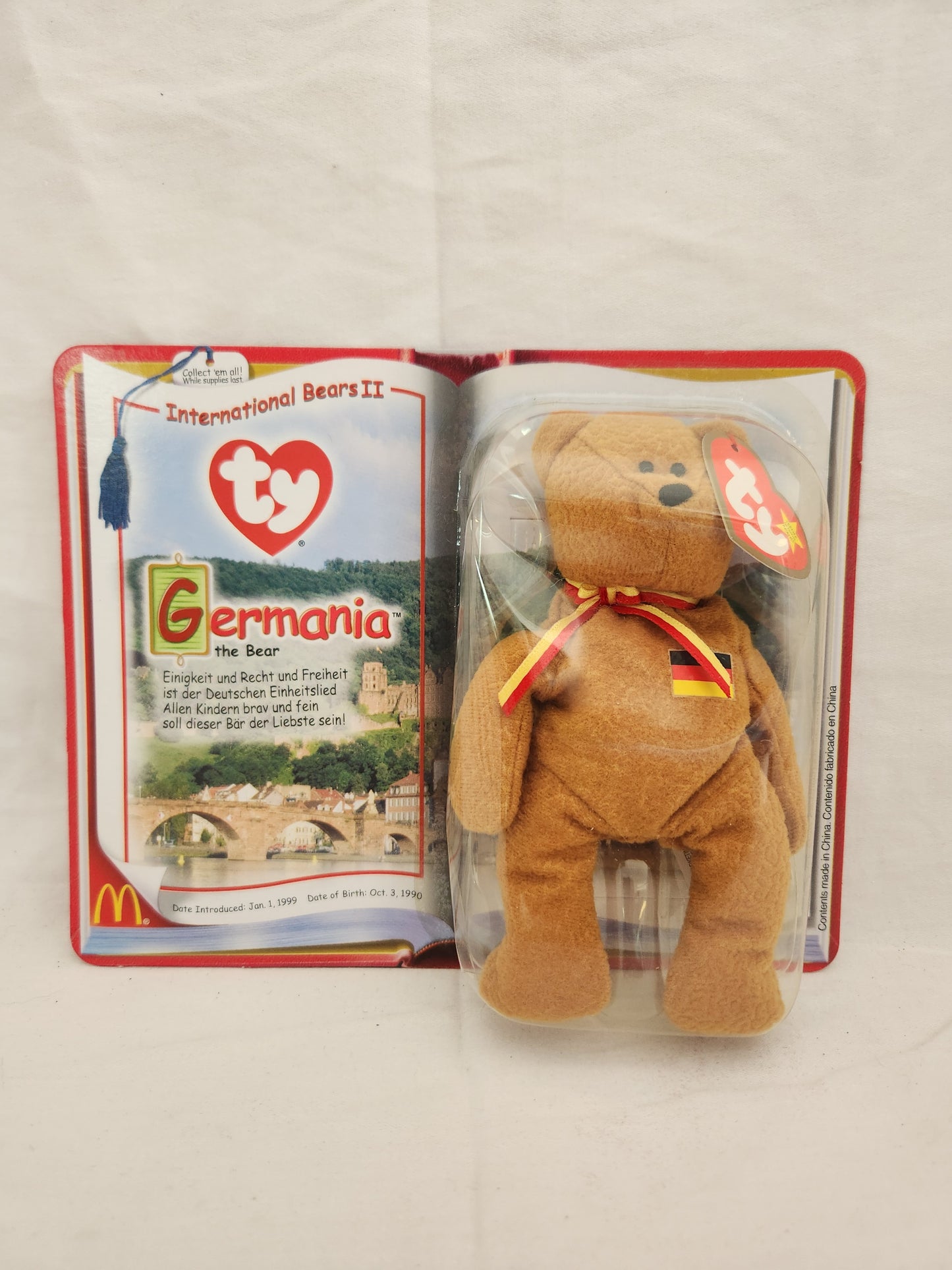 TY McDonalds International Bears II "Germania the Bear"
