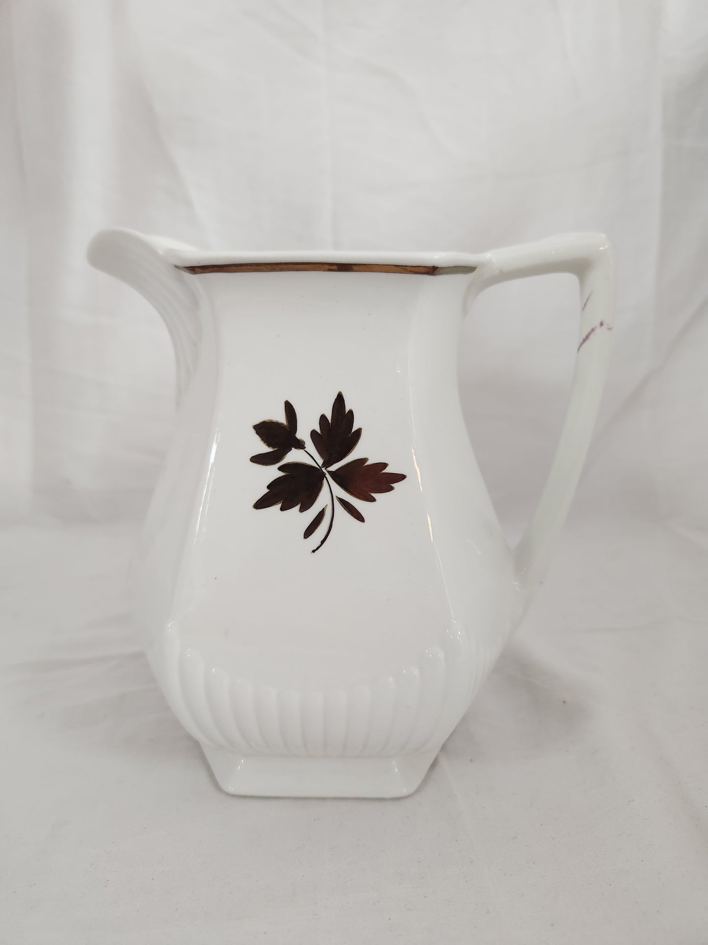 Wm Adams & Sons 32oz Micratex Copper Tea Leaf Pitcher