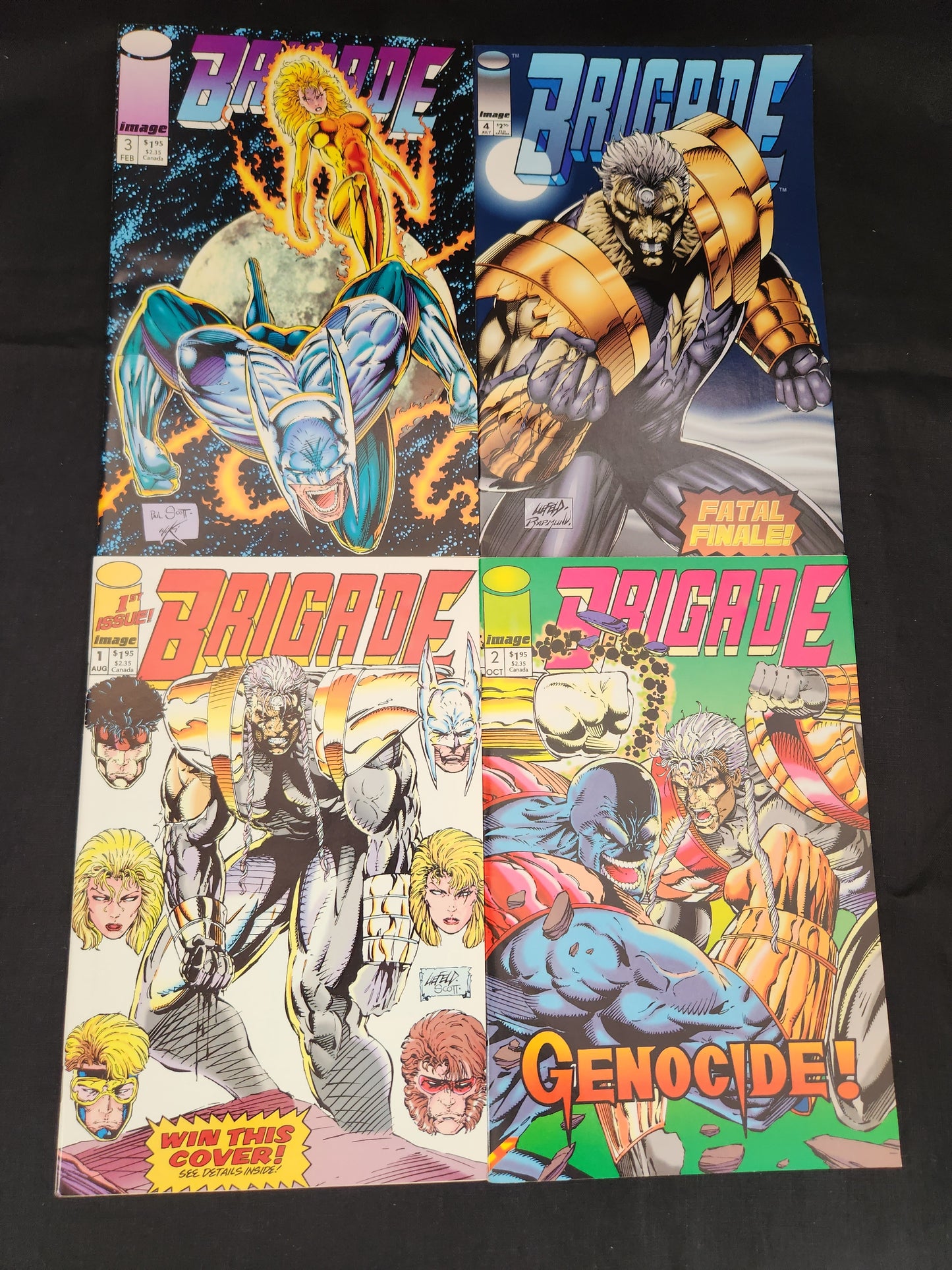 Lot of 4 - Image Comics: Brigade - VG