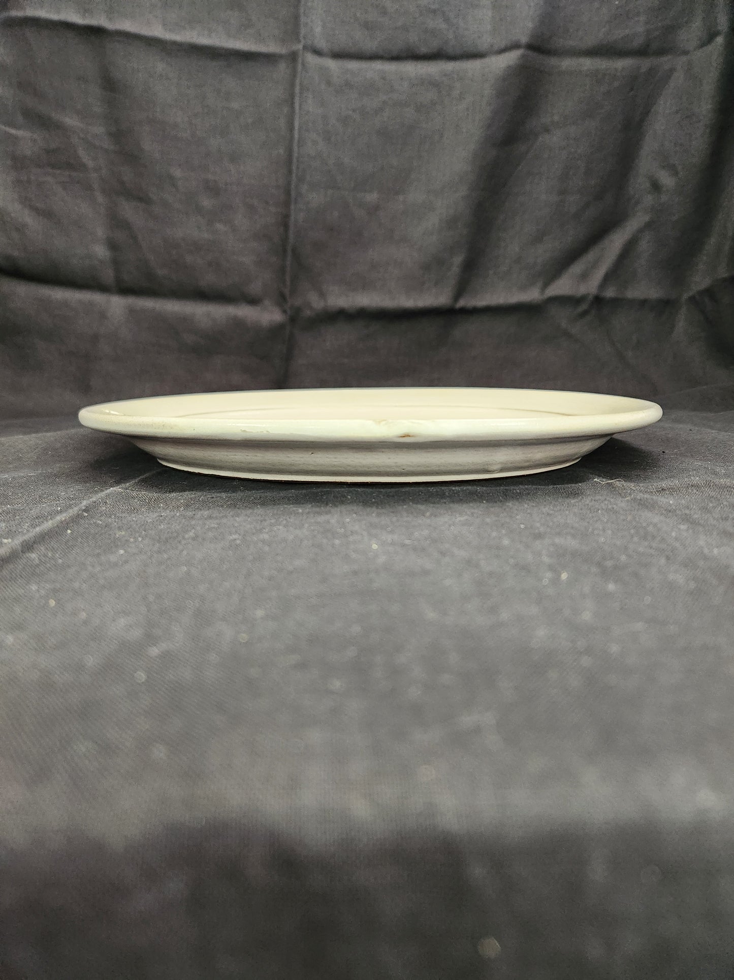 Althea's Pottery of Charlotte N.C. Gray Dinner Plate