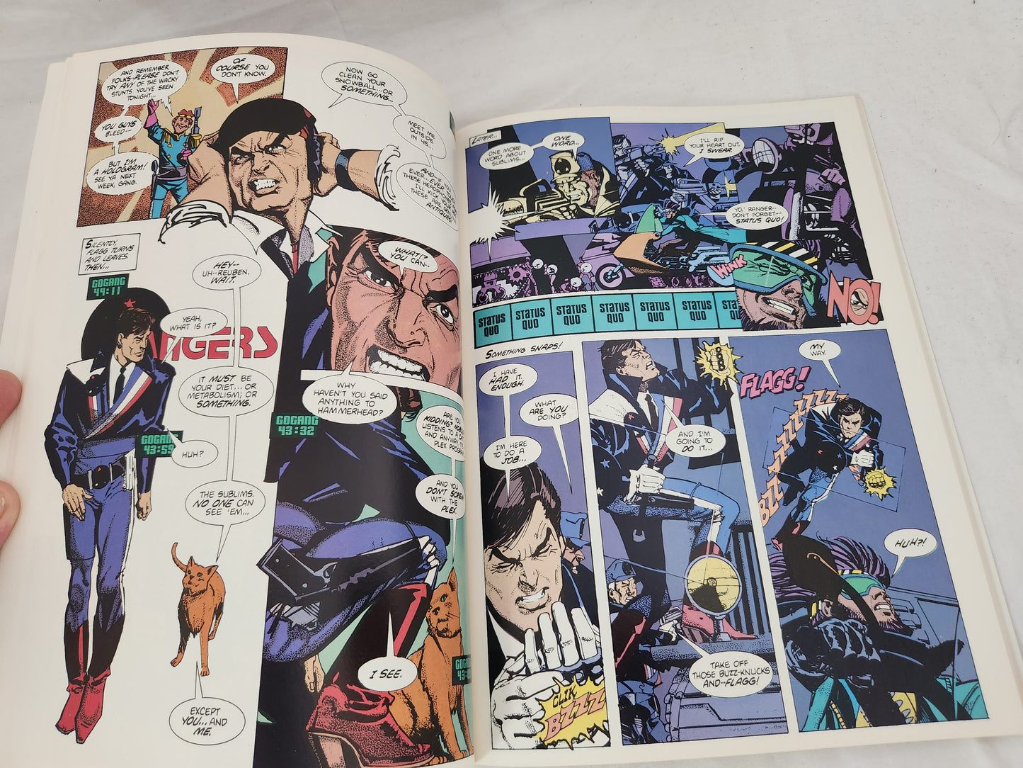 1985 - American Flagg! Hard Times Graphic Novel by Howard Chaykin's