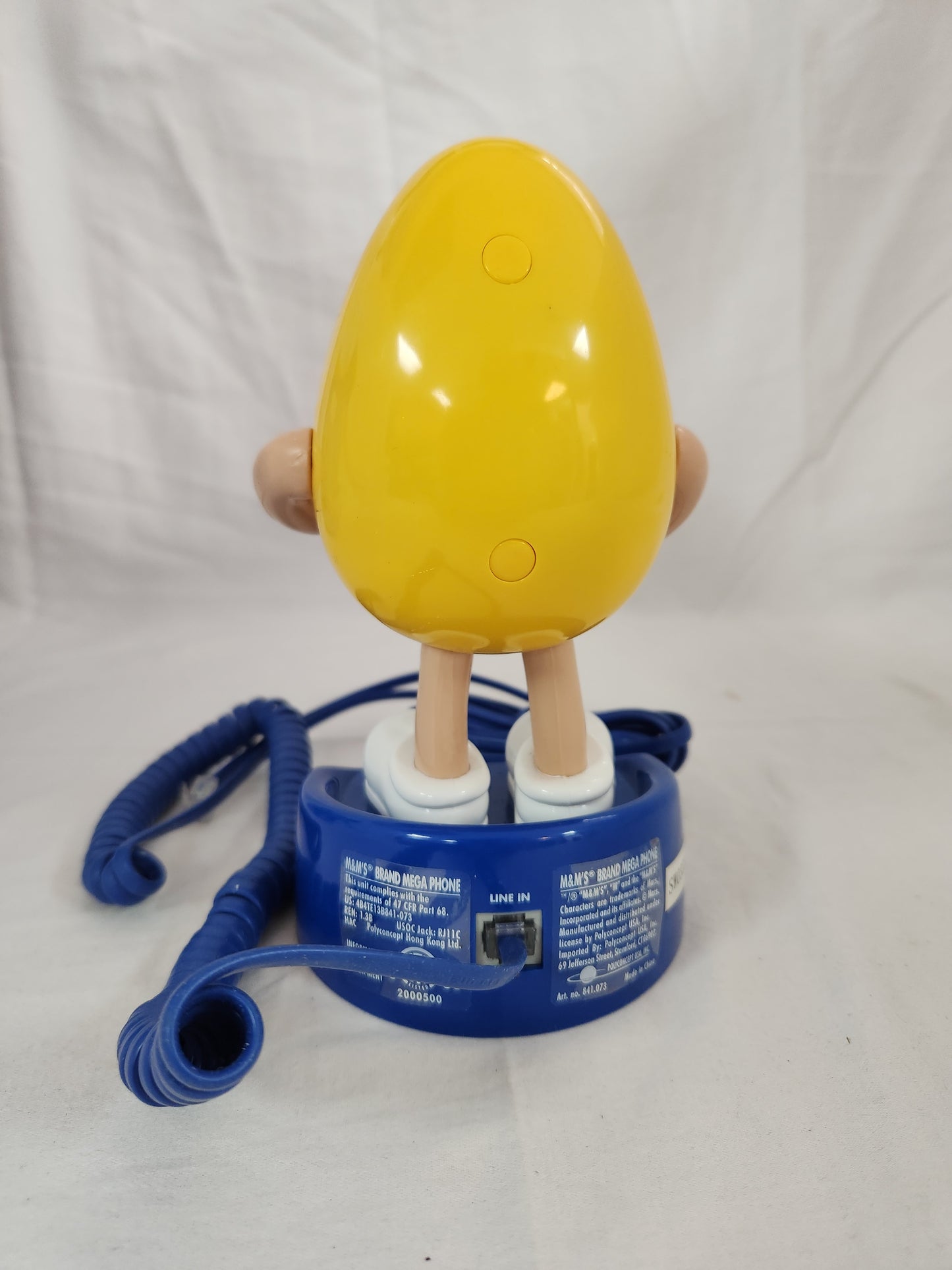 2006 M&Ms Candy Yellow Peanut Megaphone Telephone