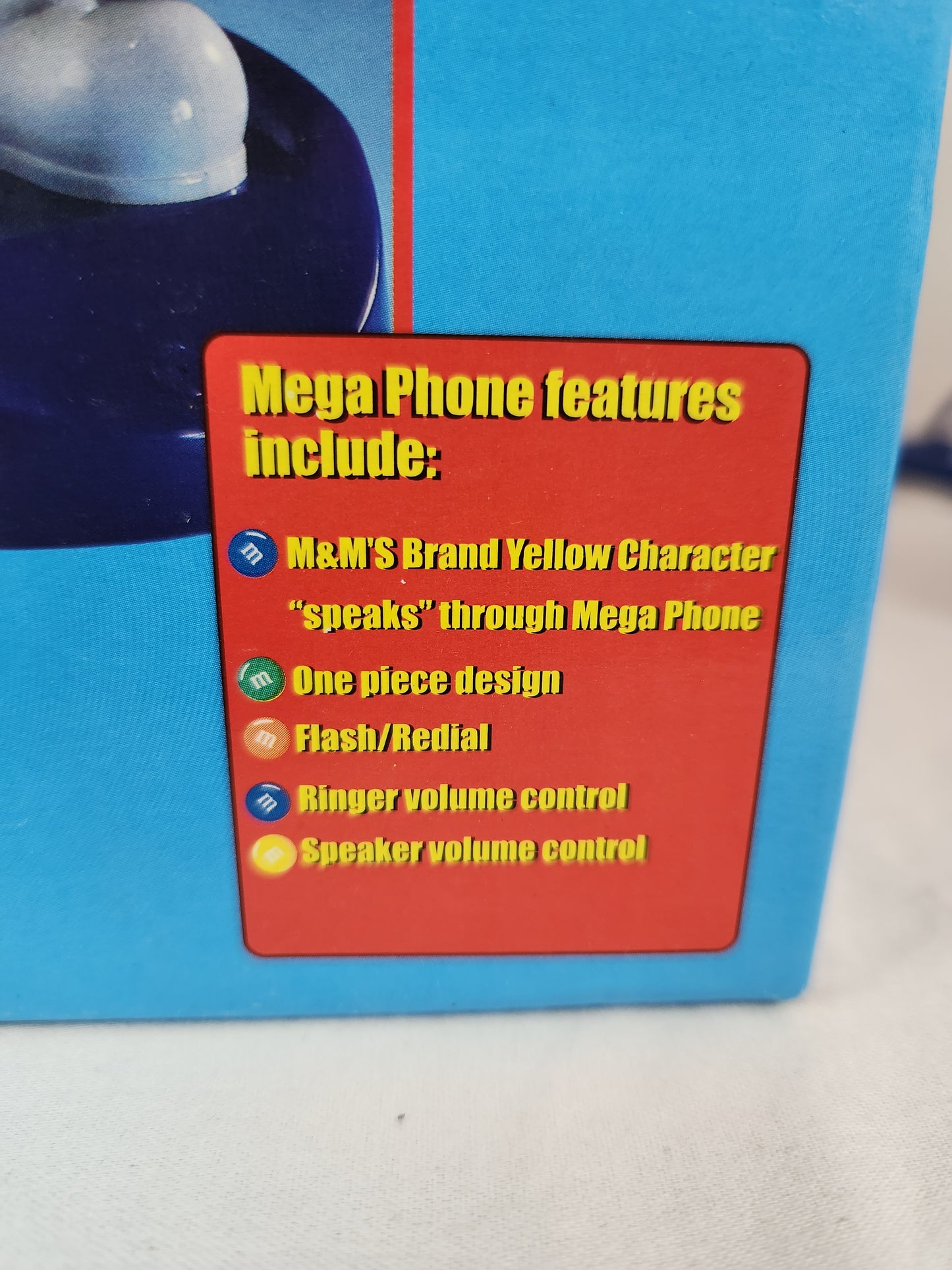2006 M&Ms Candy Yellow Peanut Megaphone Telephone
