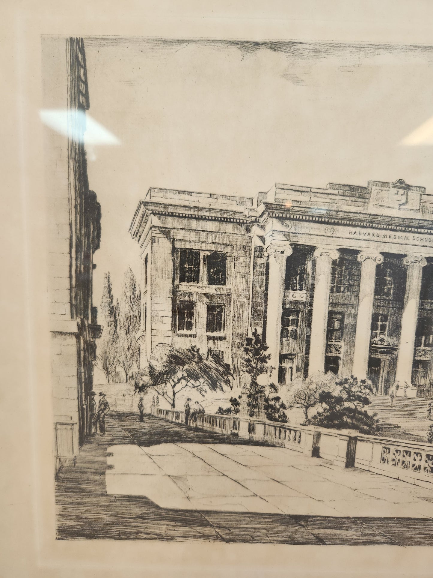 1930s Elizabeth O’Neill Verner Harvard Medical School Lithograph Print