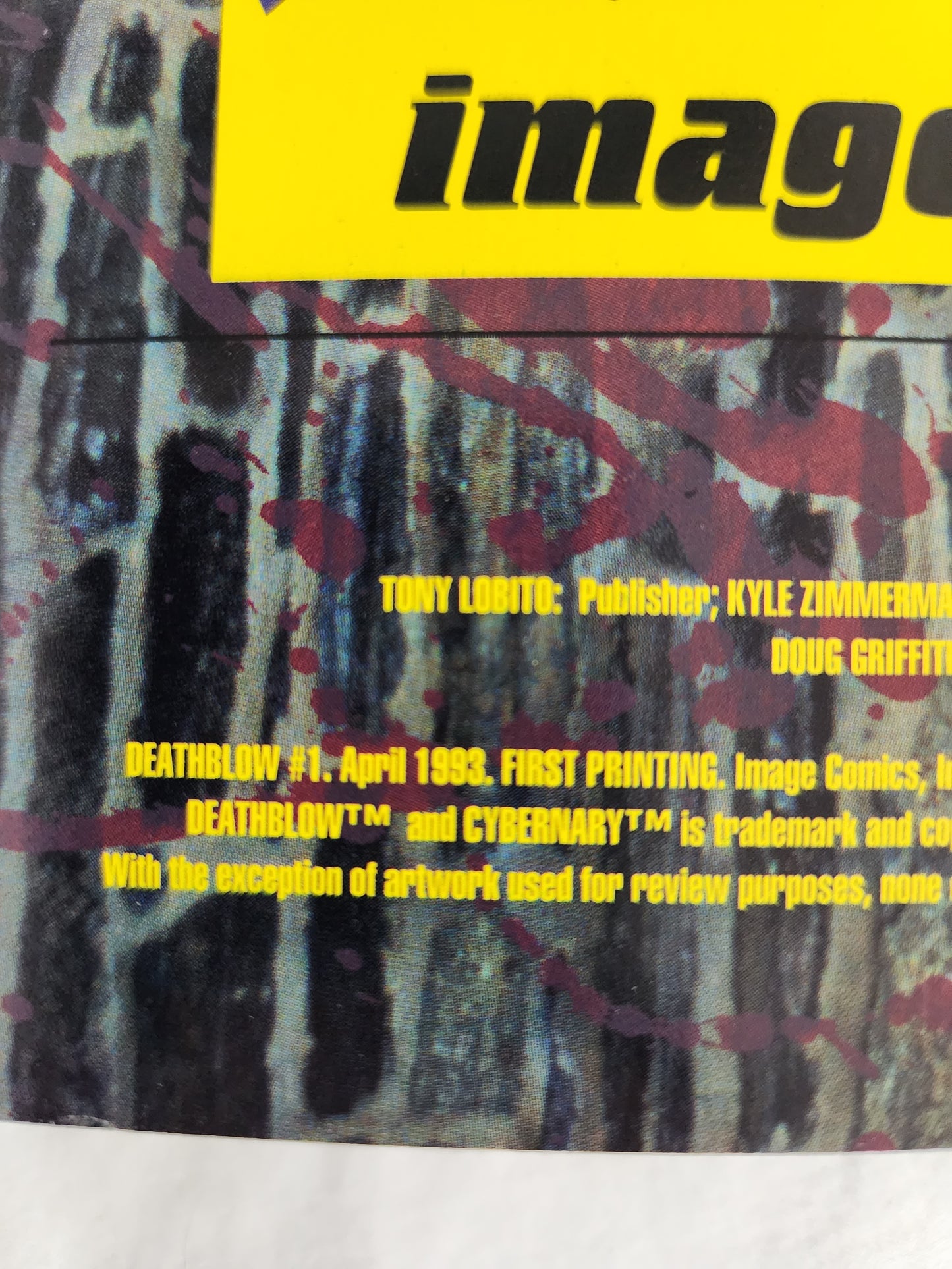 Image Comic: Deathblow #1 (1993 first printing) VG
