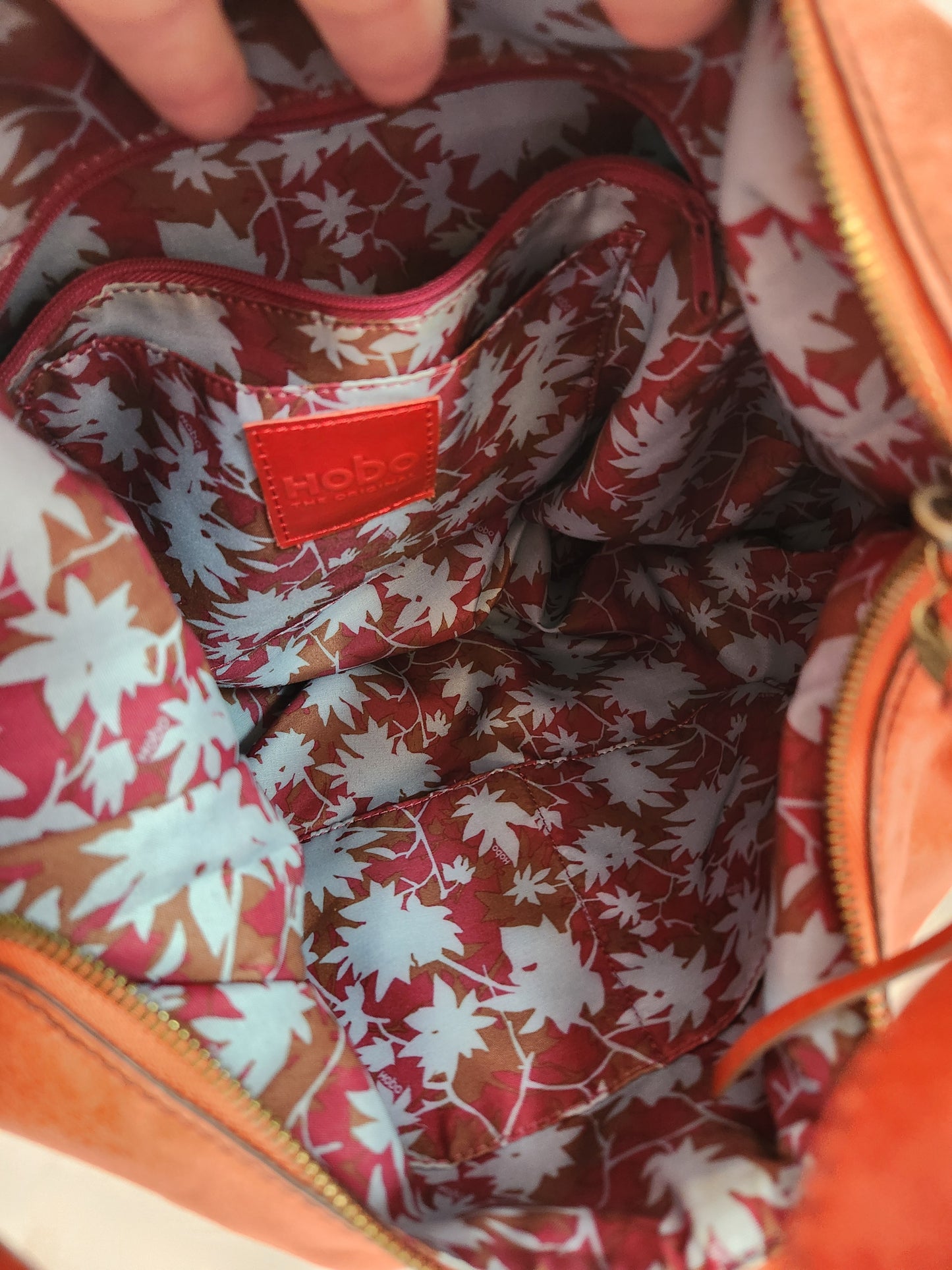 Hobo The Original Orange Marley Shoulder Bag