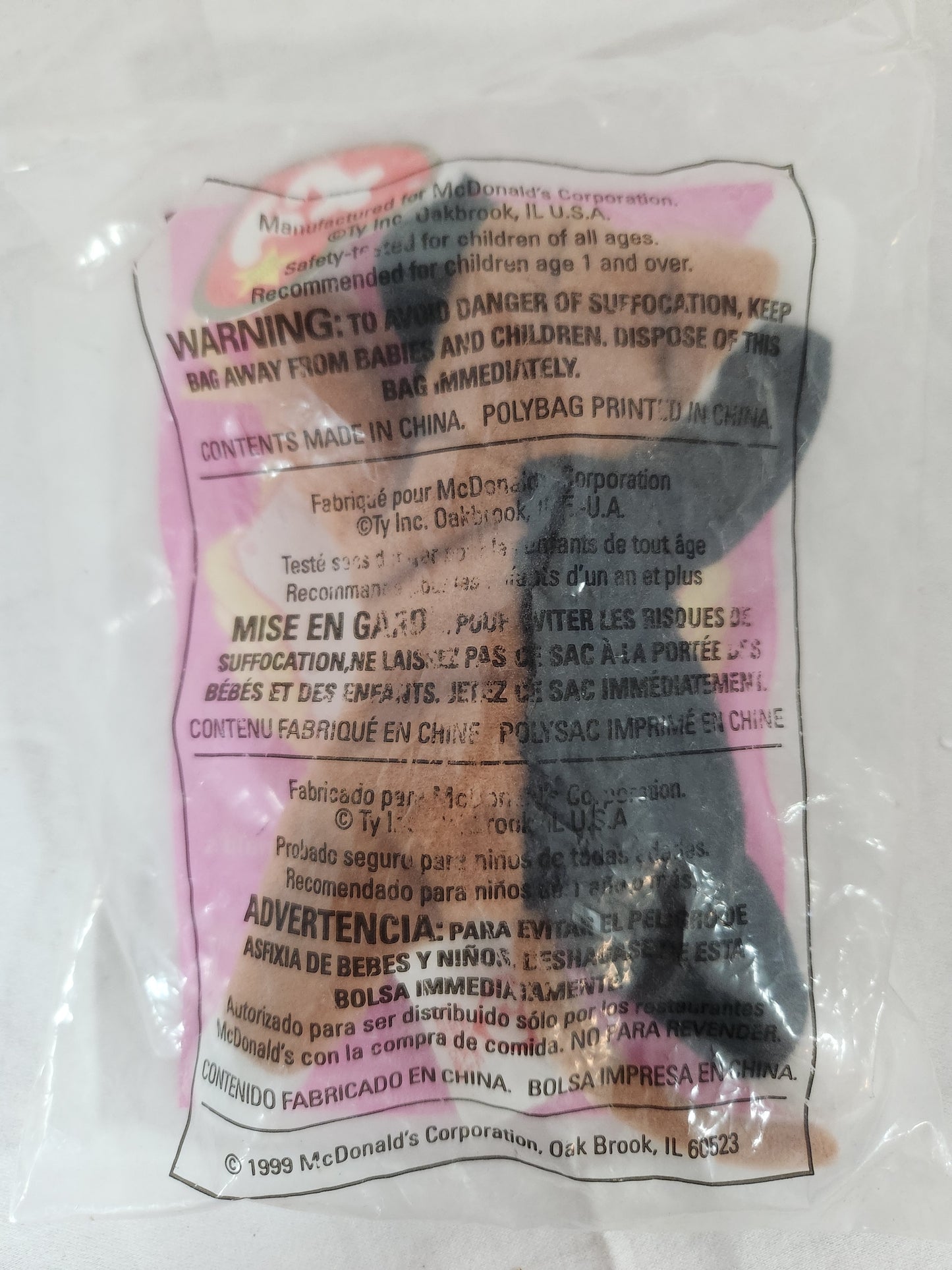 McDonald's Happy Meal "Chip the Cat" Teenie Beanie Baby
