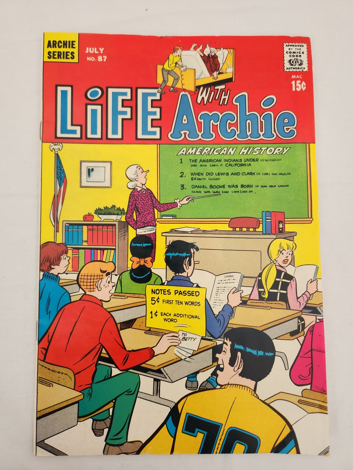 1969 - Life with Archie Comic Book #87 - VG