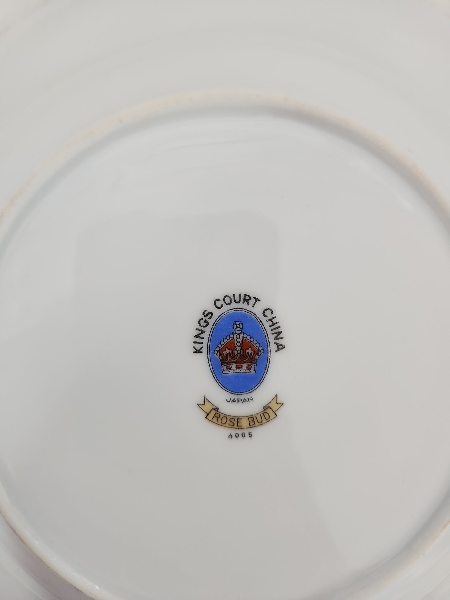 Kings Court China "Rose Bud" Rimmed Soup Bowl #4005
