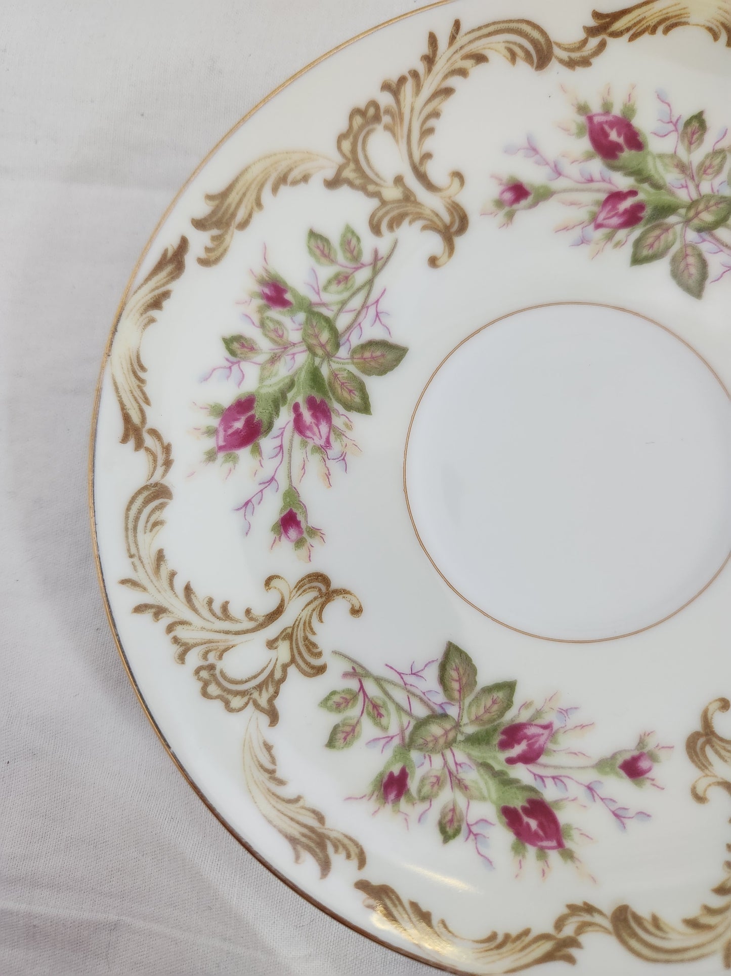 Kings Court China "Rose Bud" 5-3/4" Saucer #4005