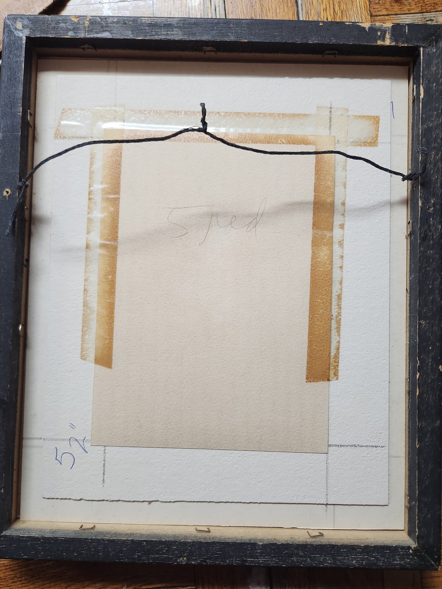 RARE - Hoi Lebadang 5x7 Abstract Horse Lithograph Print "Red 5" - 36/200