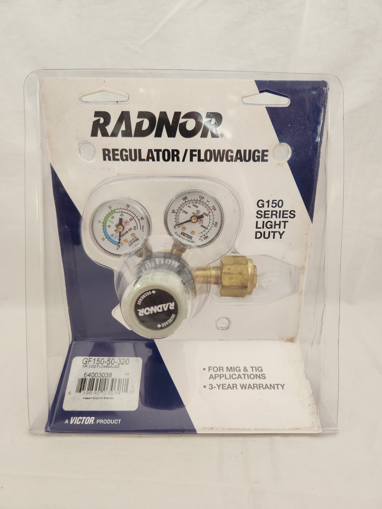 Radnor Regulator/Flowguage - G150 Series Light Duty - GF150-50-320
