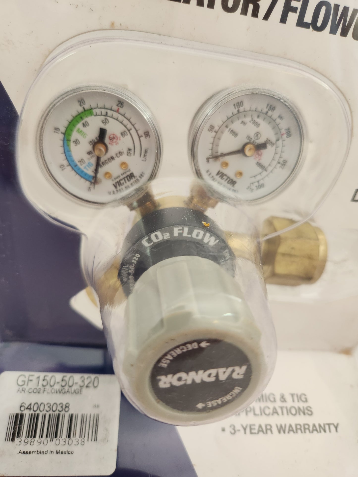 Radnor Regulator/Flowguage - G150 Series Light Duty - GF150-50-320