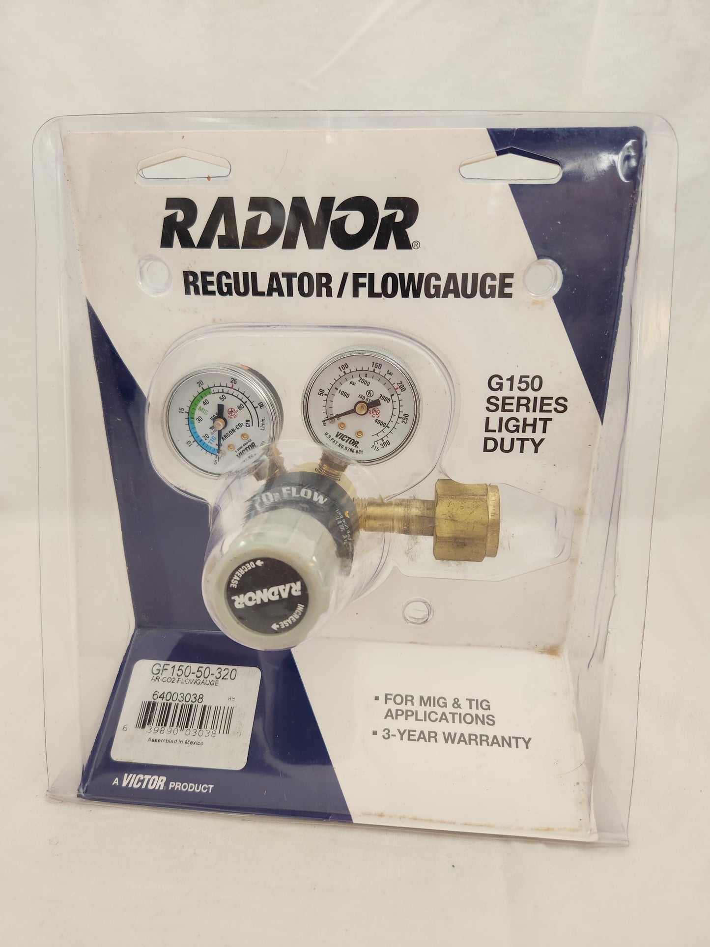 Radnor Regulator/Flowguage - G150 Series Light Duty - GF150-50-320