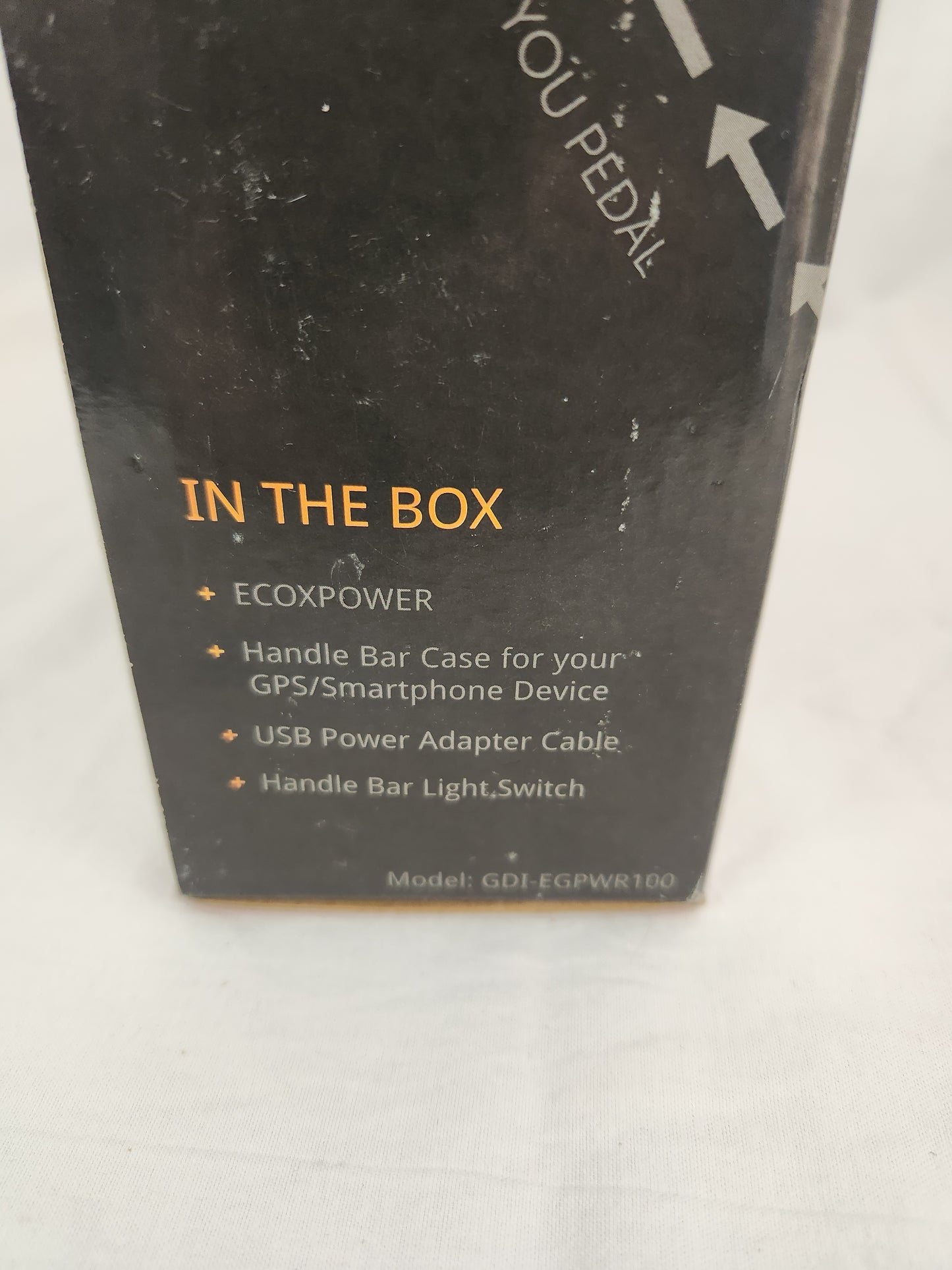 EcoXPower Pedal Powered Headlight + Smartphone Charger (missing taillights)